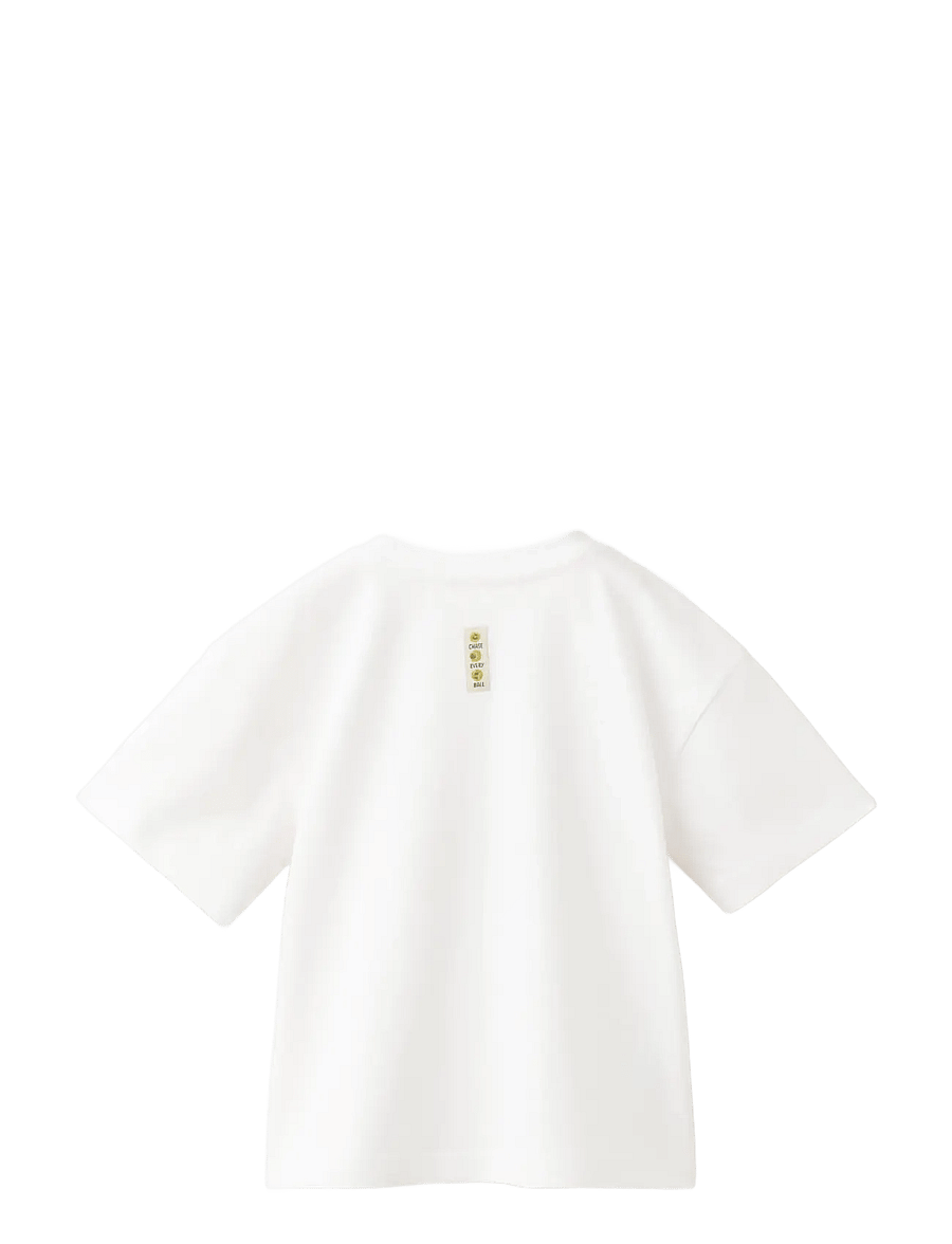 Mango - Printed cotton-blend t-shirt - sportstoppe - white - 1