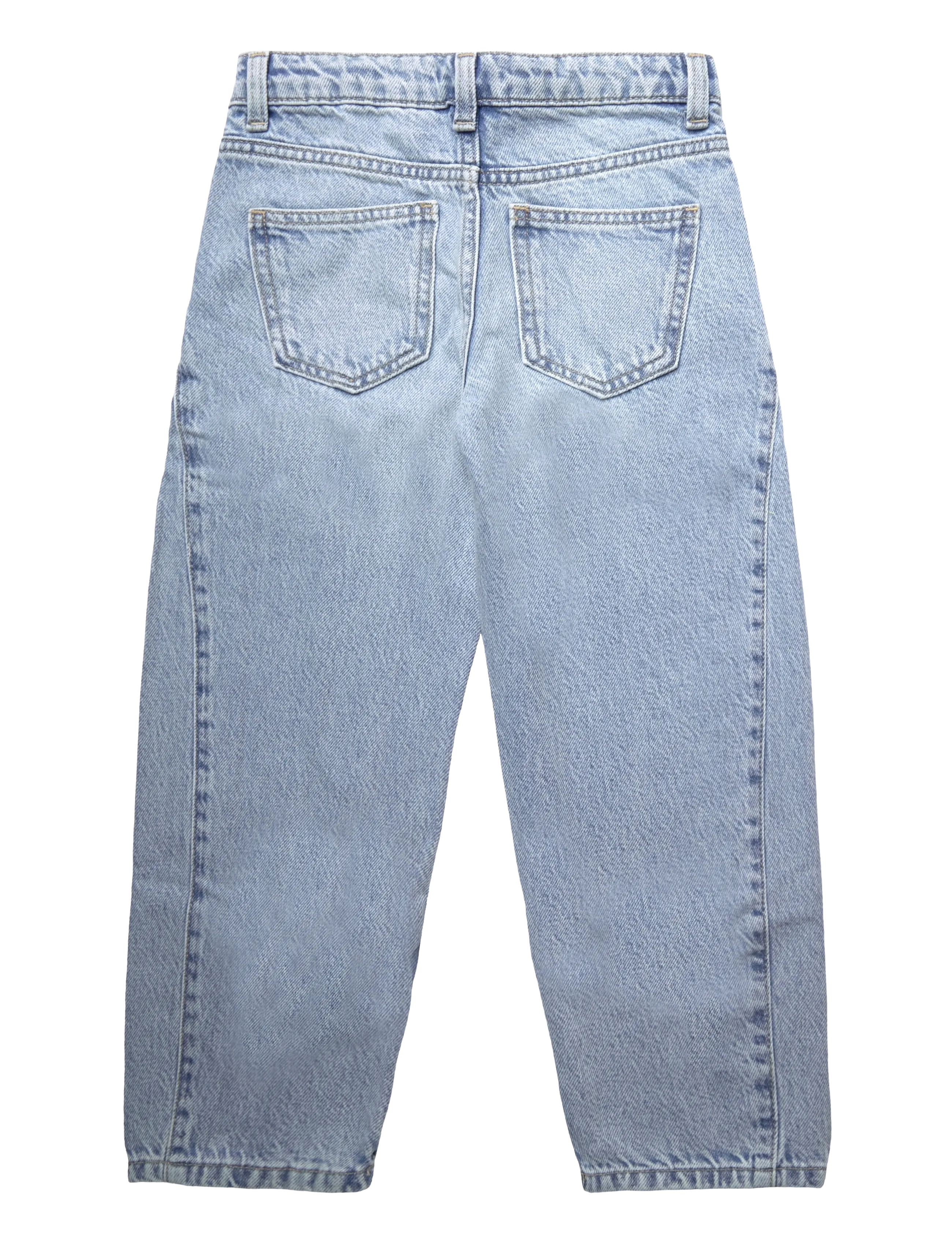 Mango - Balloon jeans with stitching detail - open blue - 1