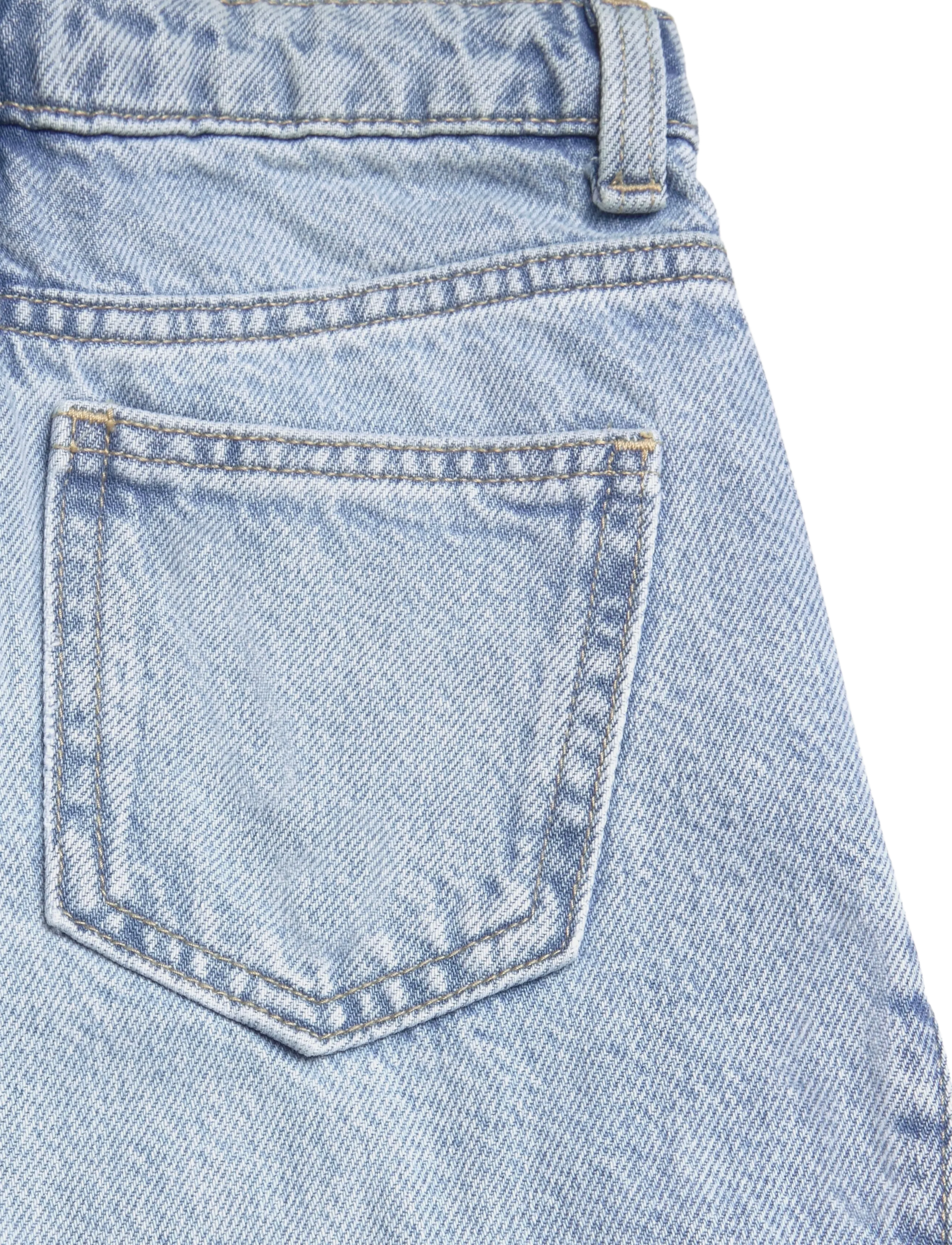 Mango - Balloon jeans with stitching detail - open blue - 3