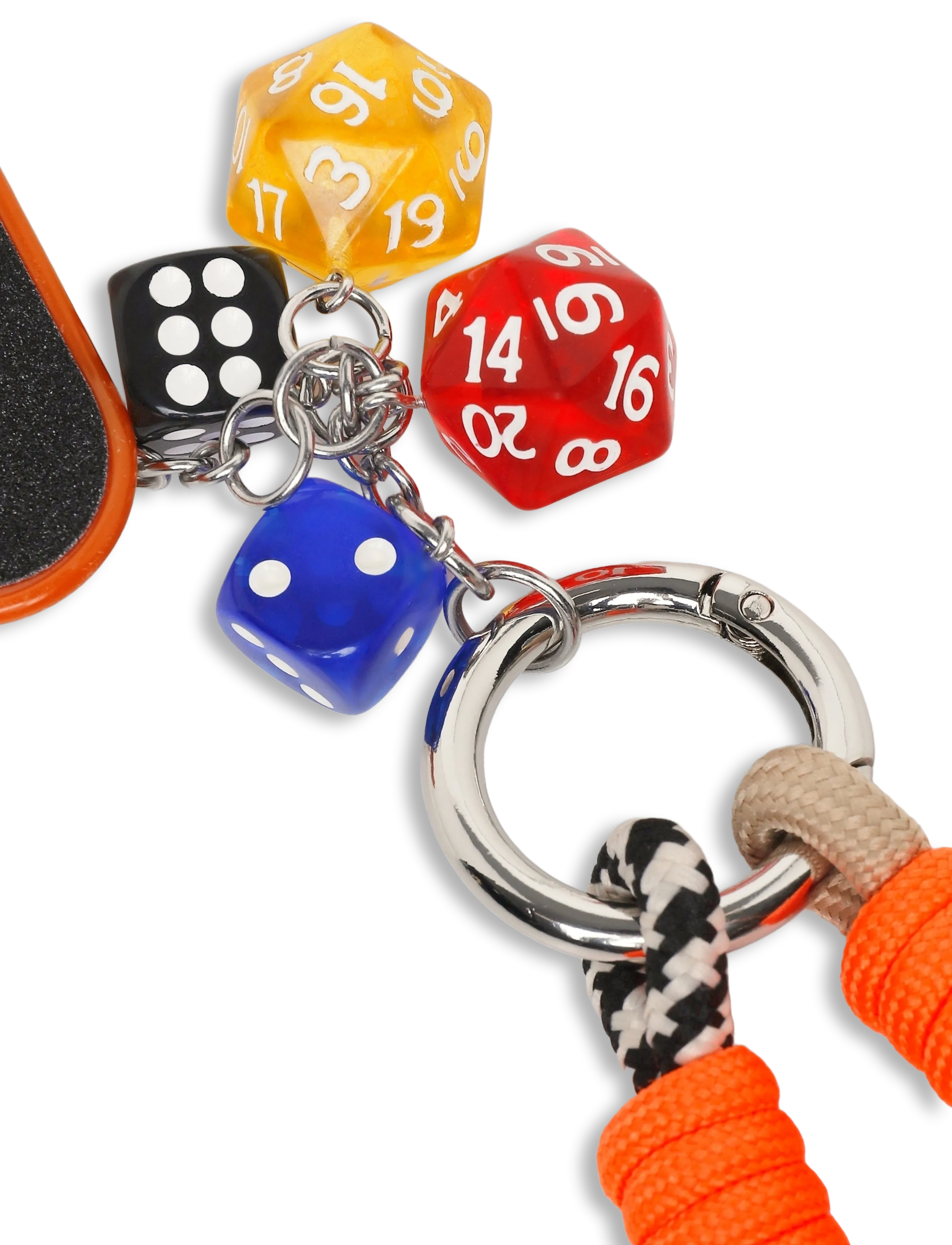 Mango - Multi-charms keyring - nyckelringar - orange - 2