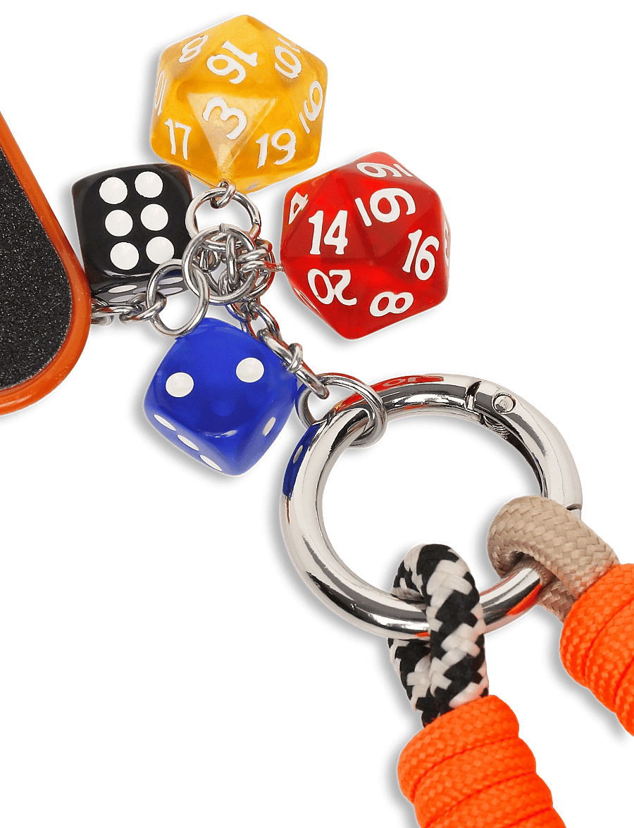 Mango - Multi-charms keyring - nyckelringar - orange - 2