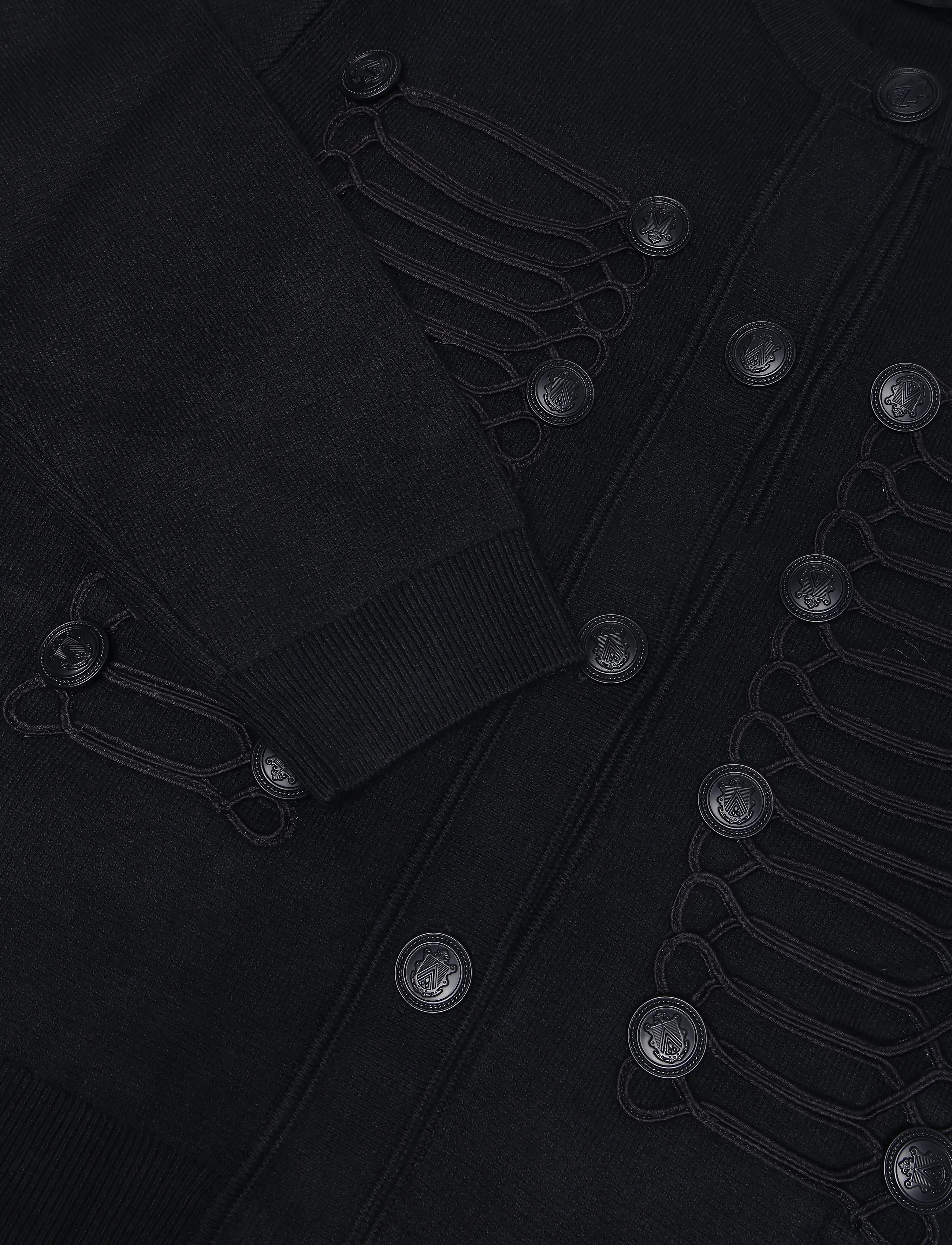 Mango - Toggle detail knitted jacket - lette jakker - navy - 5