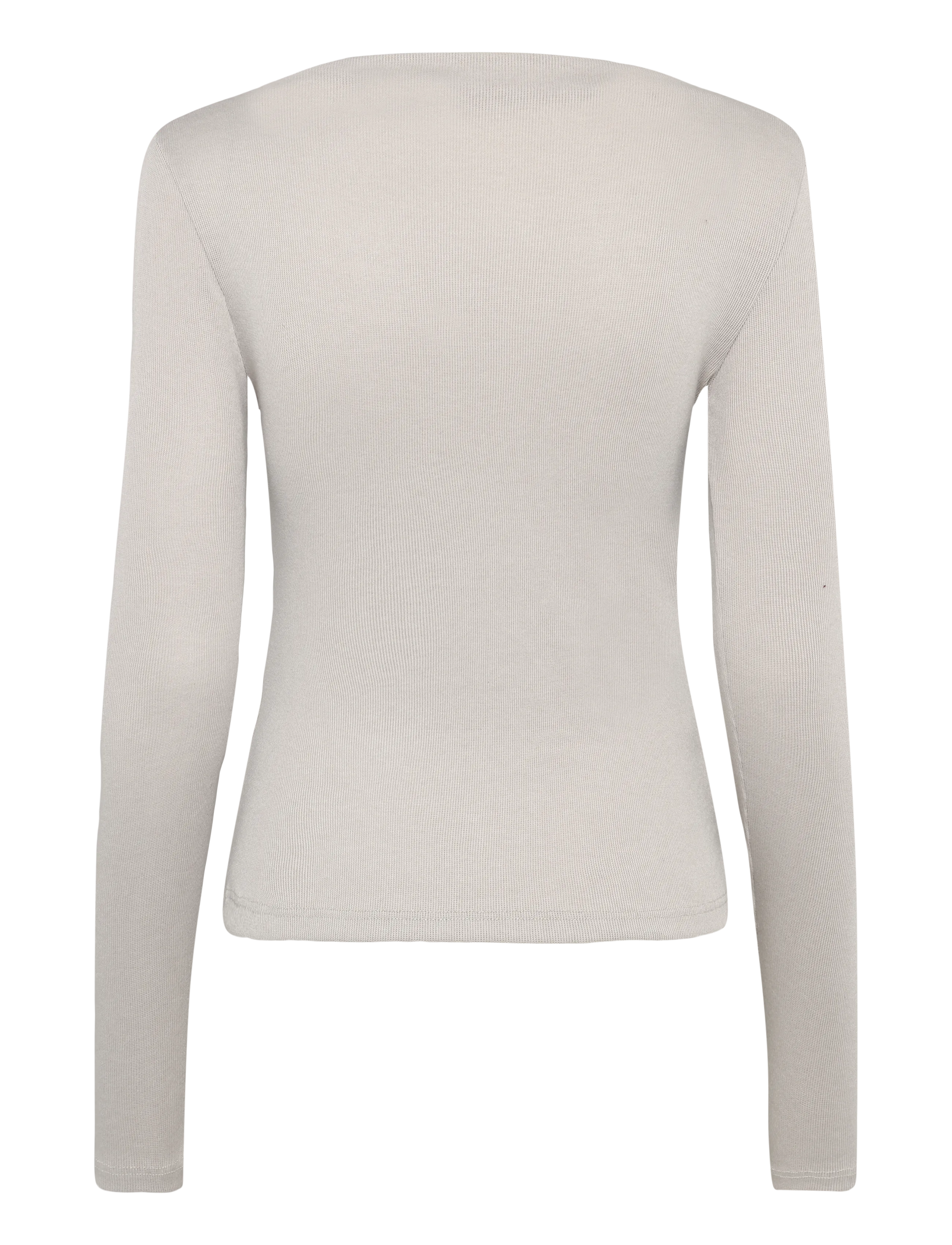 Mango - Long-sleeved boat-neck t-shirt - neulepuserot - lt pastel brown - 2