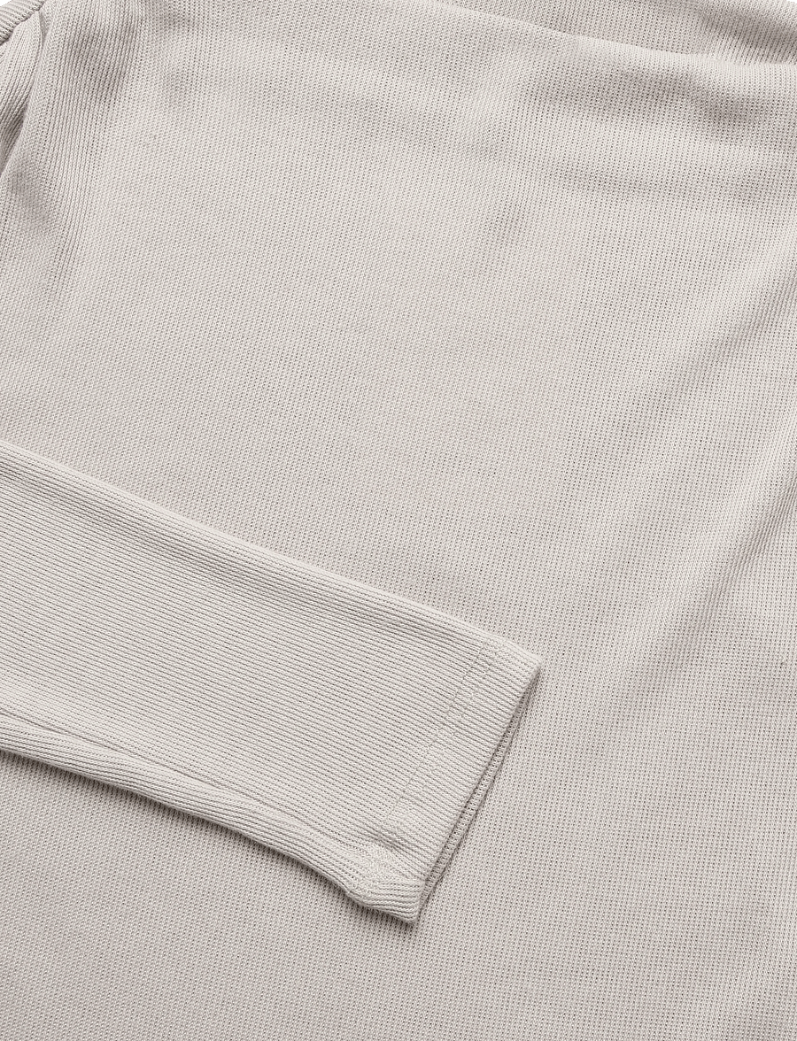 Mango - Long-sleeved boat-neck t-shirt - striktrøjer - lt pastel brown - 4