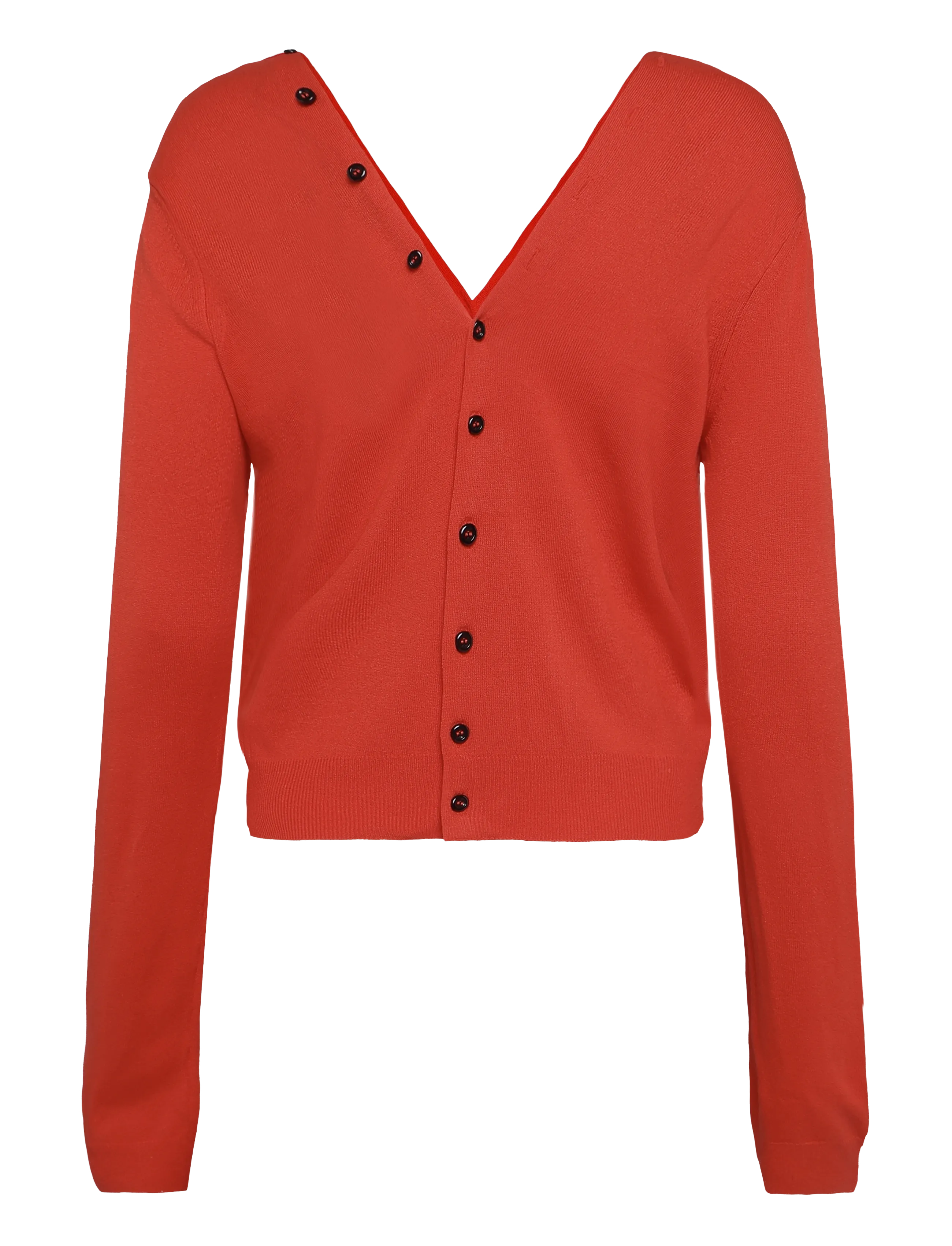 Mango - Knitted button cardigan - cardigans - red - 2