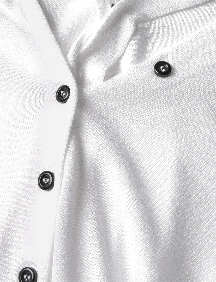 Mango - Knitted button cardigan - cardigans - white - 2