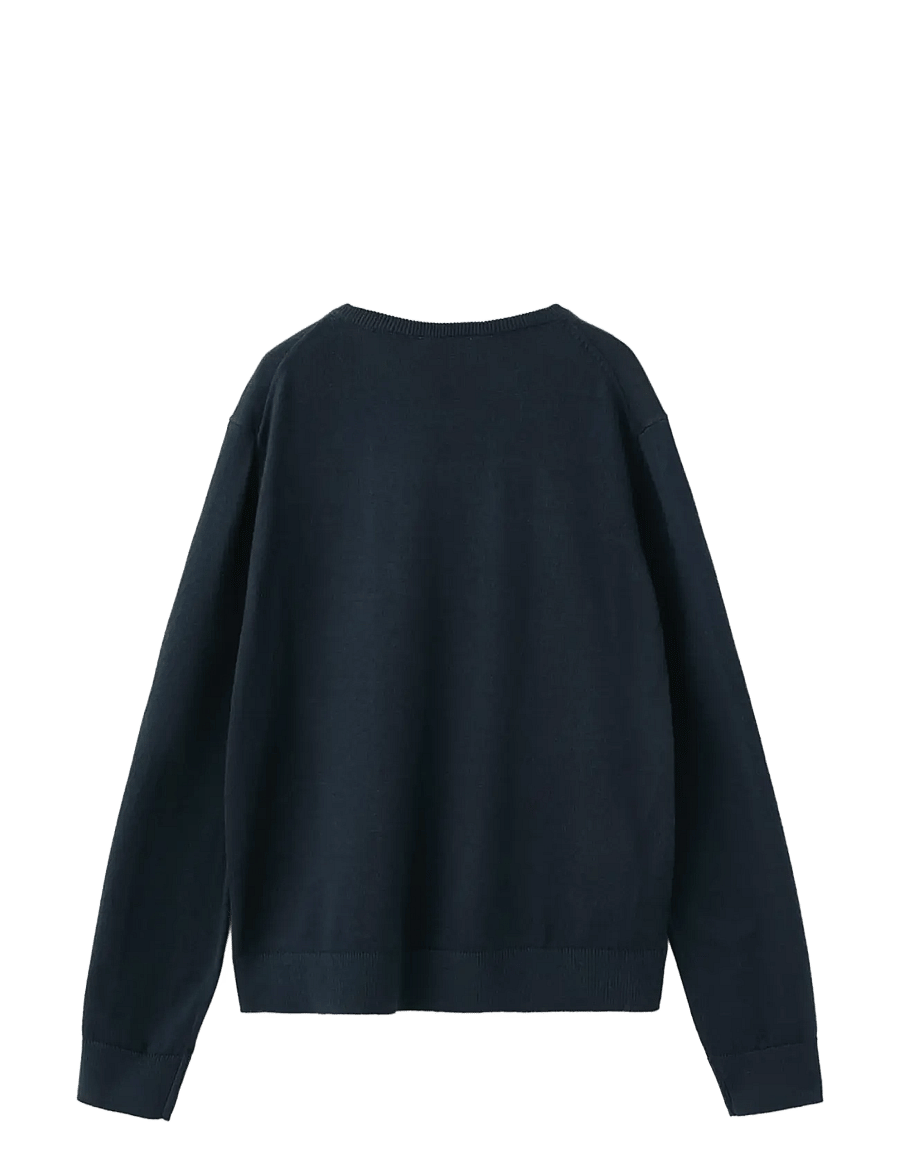 Mango - JERSEY PICO - stickade tröjor - navy - 1
