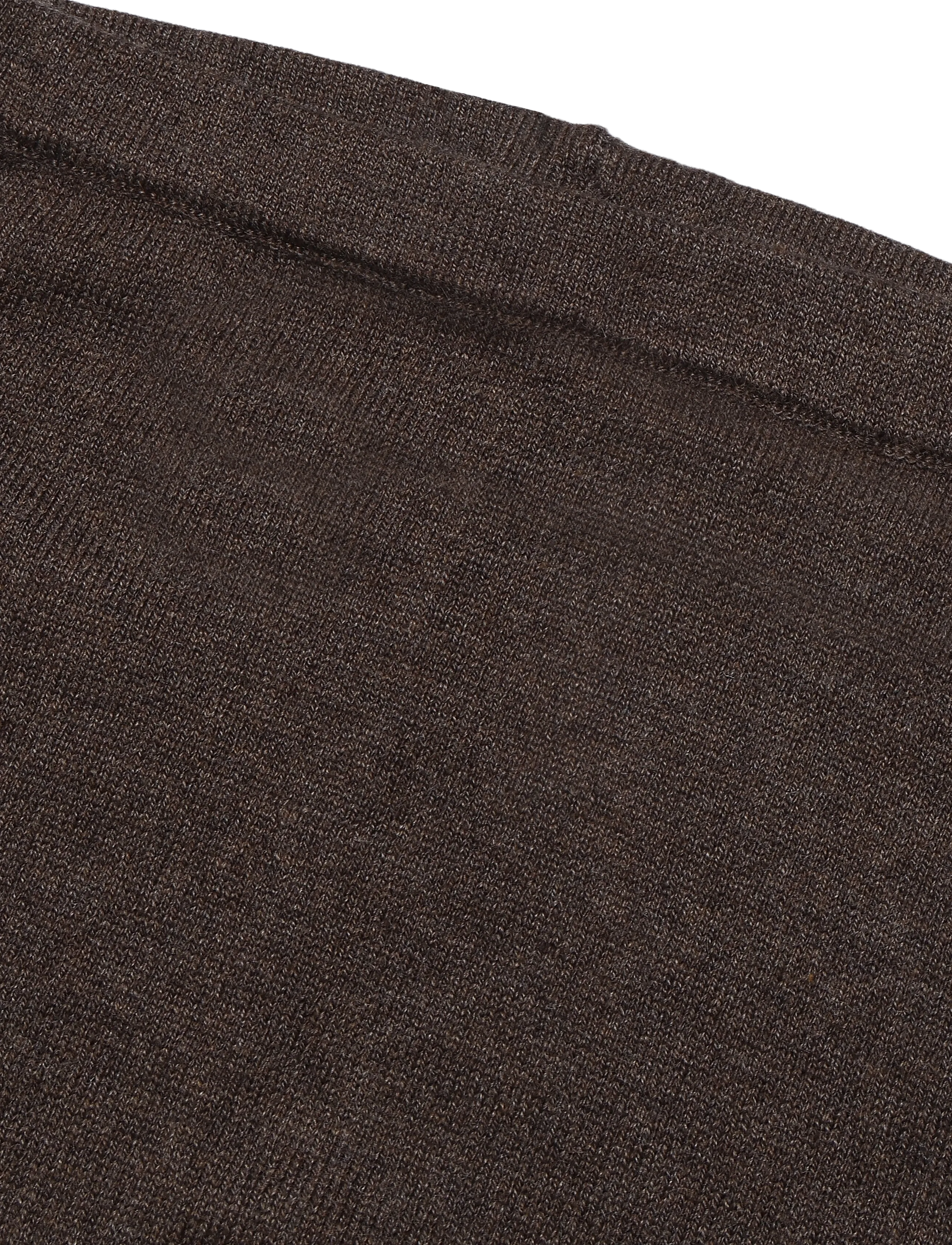 Mango - Plain knit leggings - leggings - dark brown - 2