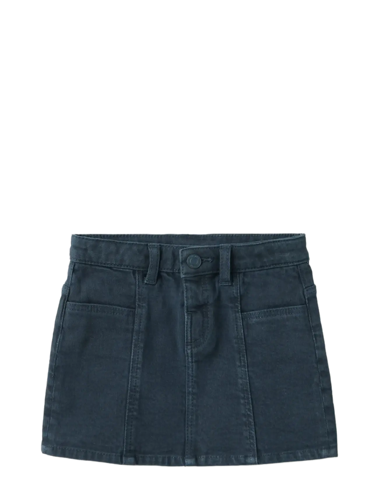 Mango Denim skirt with pockets - Kläder - NAVY / navy