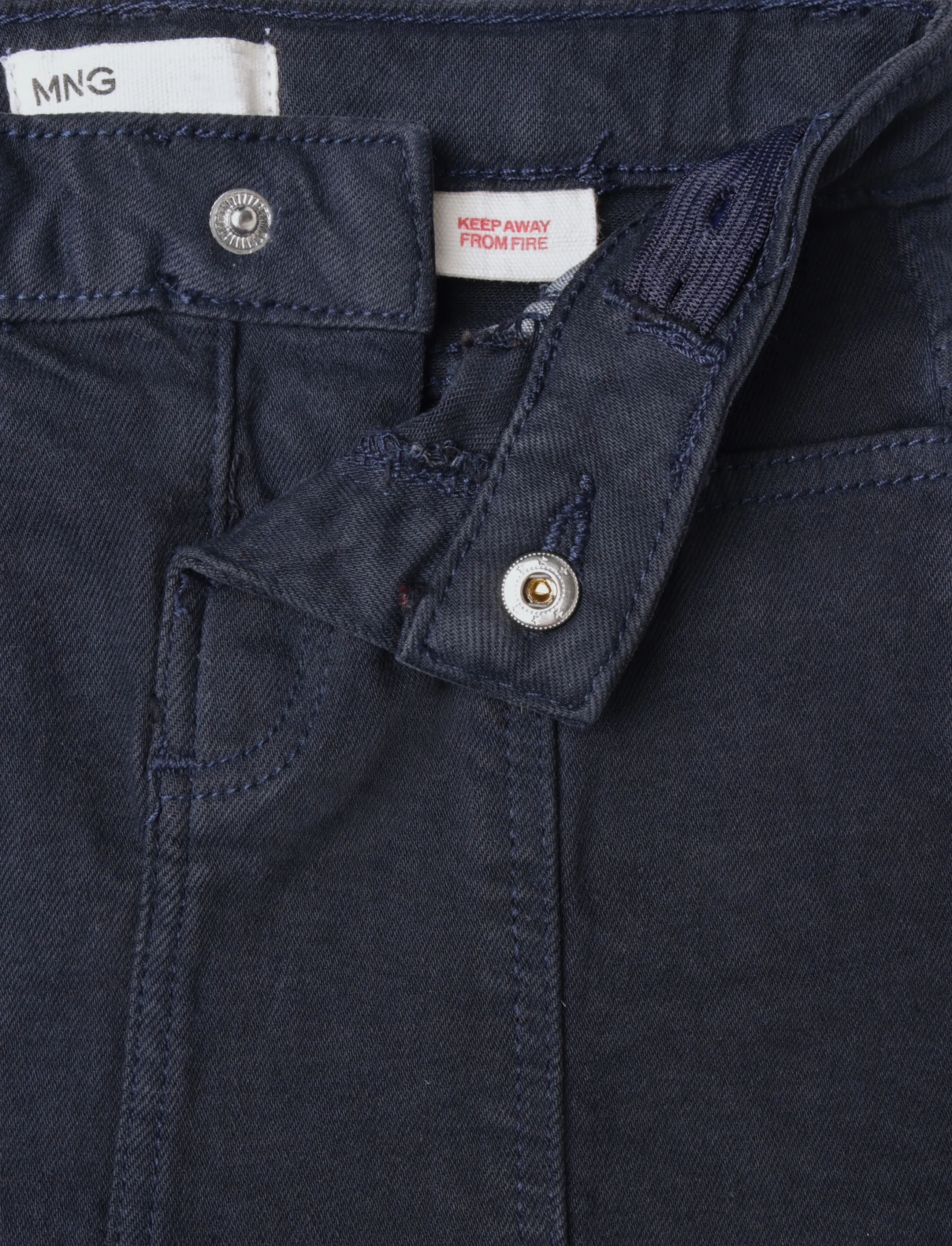 Mango - Denim skirt with pockets - korte nederdele - navy - 2
