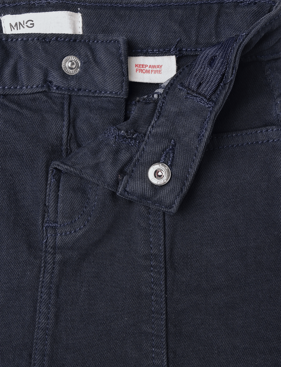 Mango - Denim skirt with pockets - korte nederdele - navy - 2