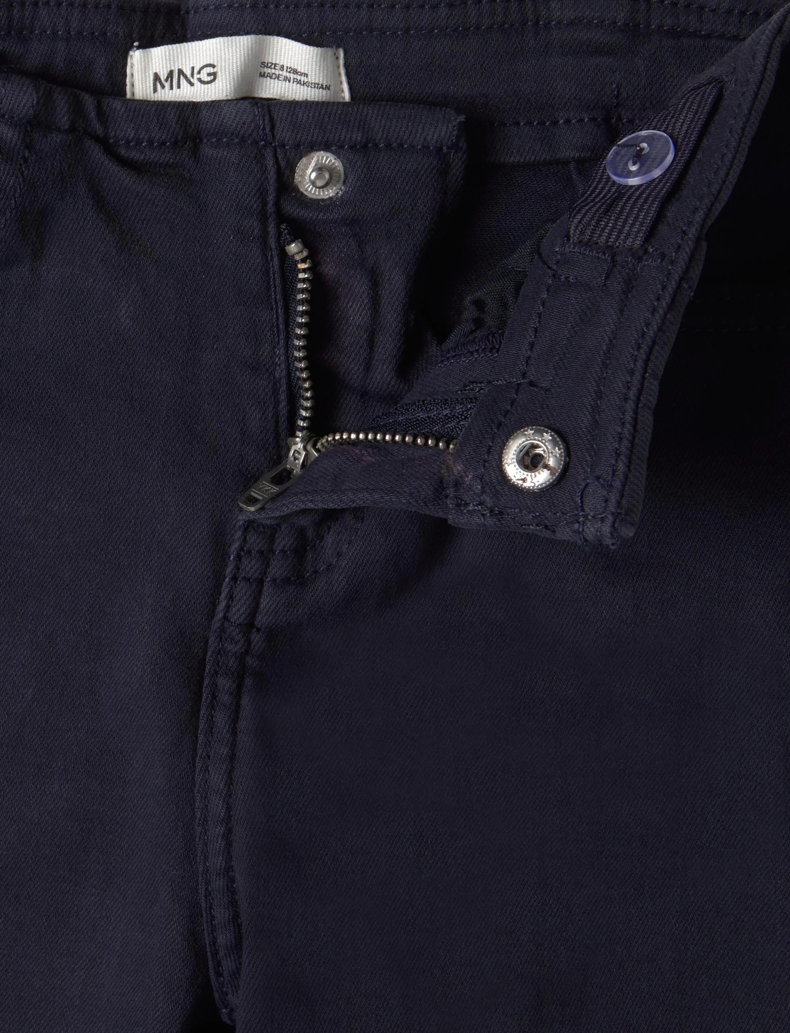 Mango - Waistband-free flare jeans - vida jeans - navy - 2