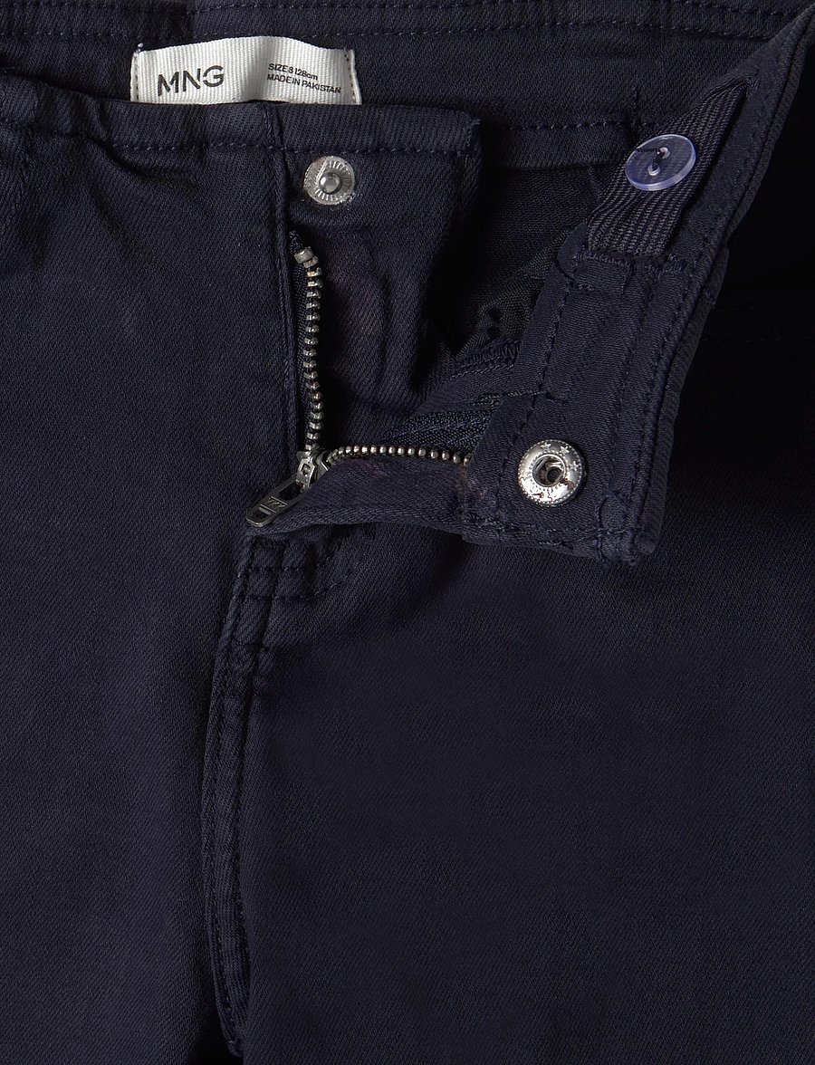 Mango - Waistband-free flare jeans - vida jeans - navy - 2
