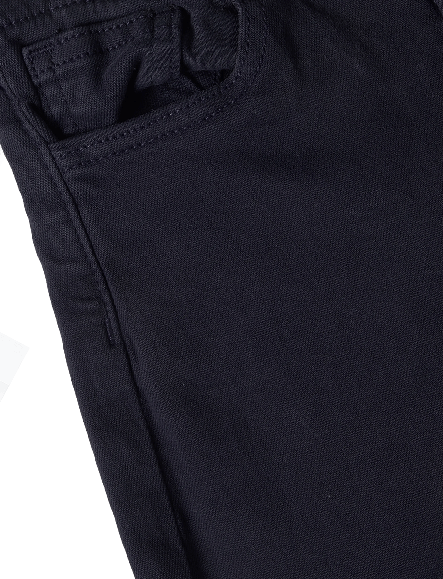 Mango - Waistband-free flare jeans - vida jeans - navy - 4