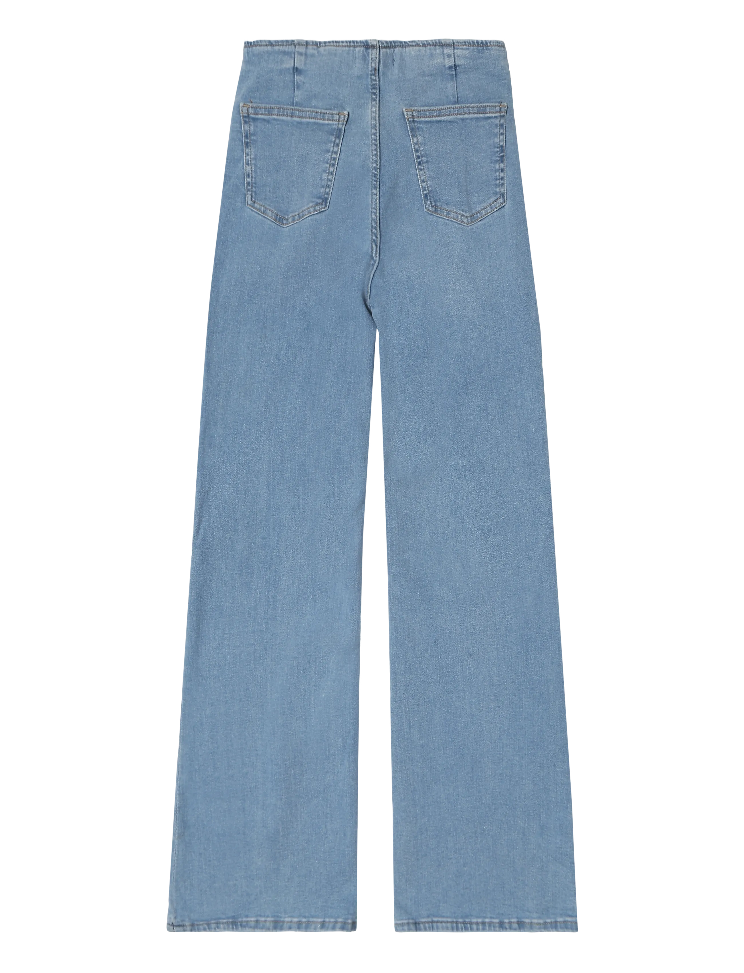 Mango - Waistband-free flare jeans - brede jeans - open blue - 2