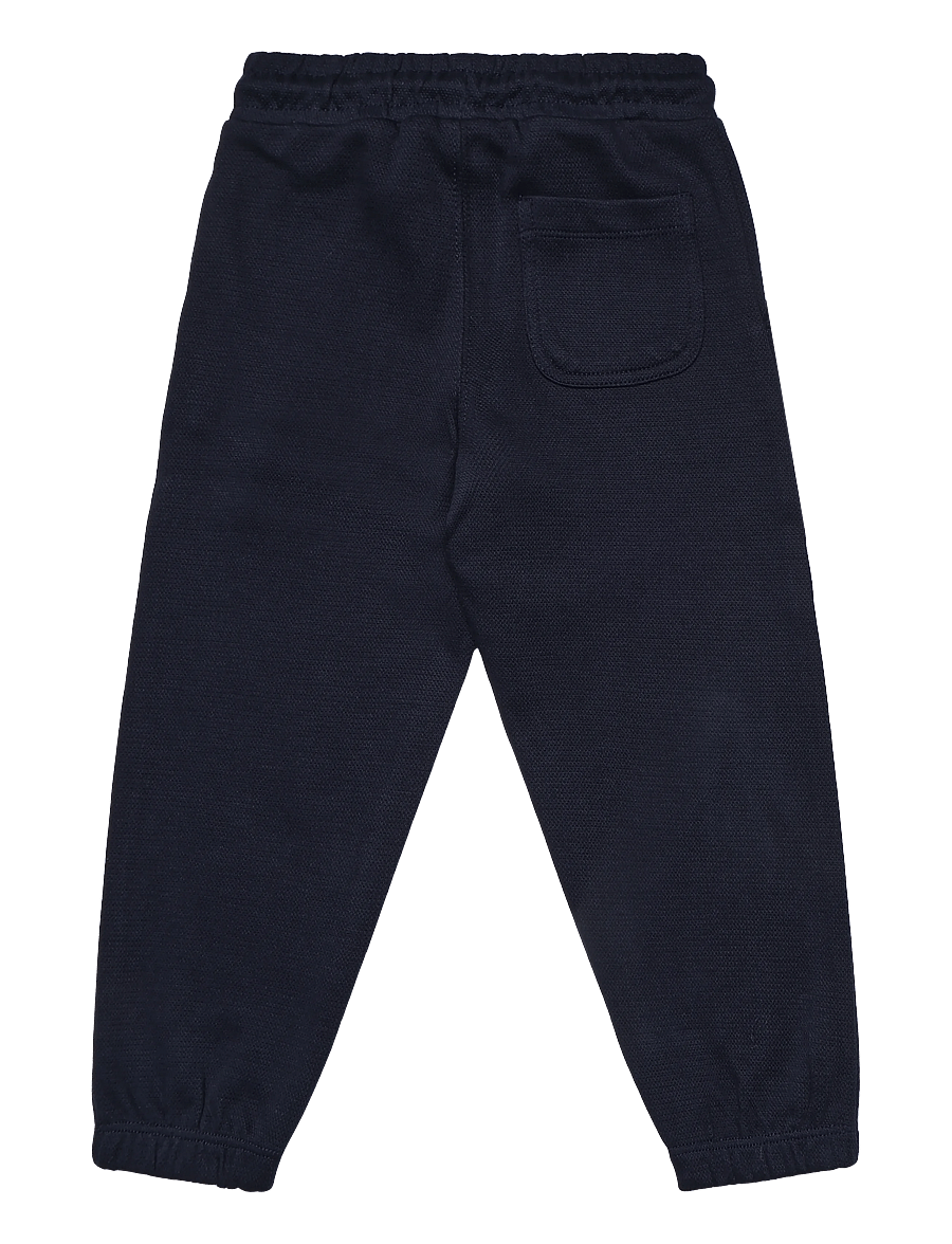 Mango - Cotton jogger-style trousers - babybyxor - navy - 1