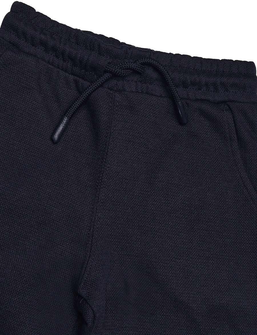 Mango - Cotton jogger-style trousers - babybyxor - navy - 2