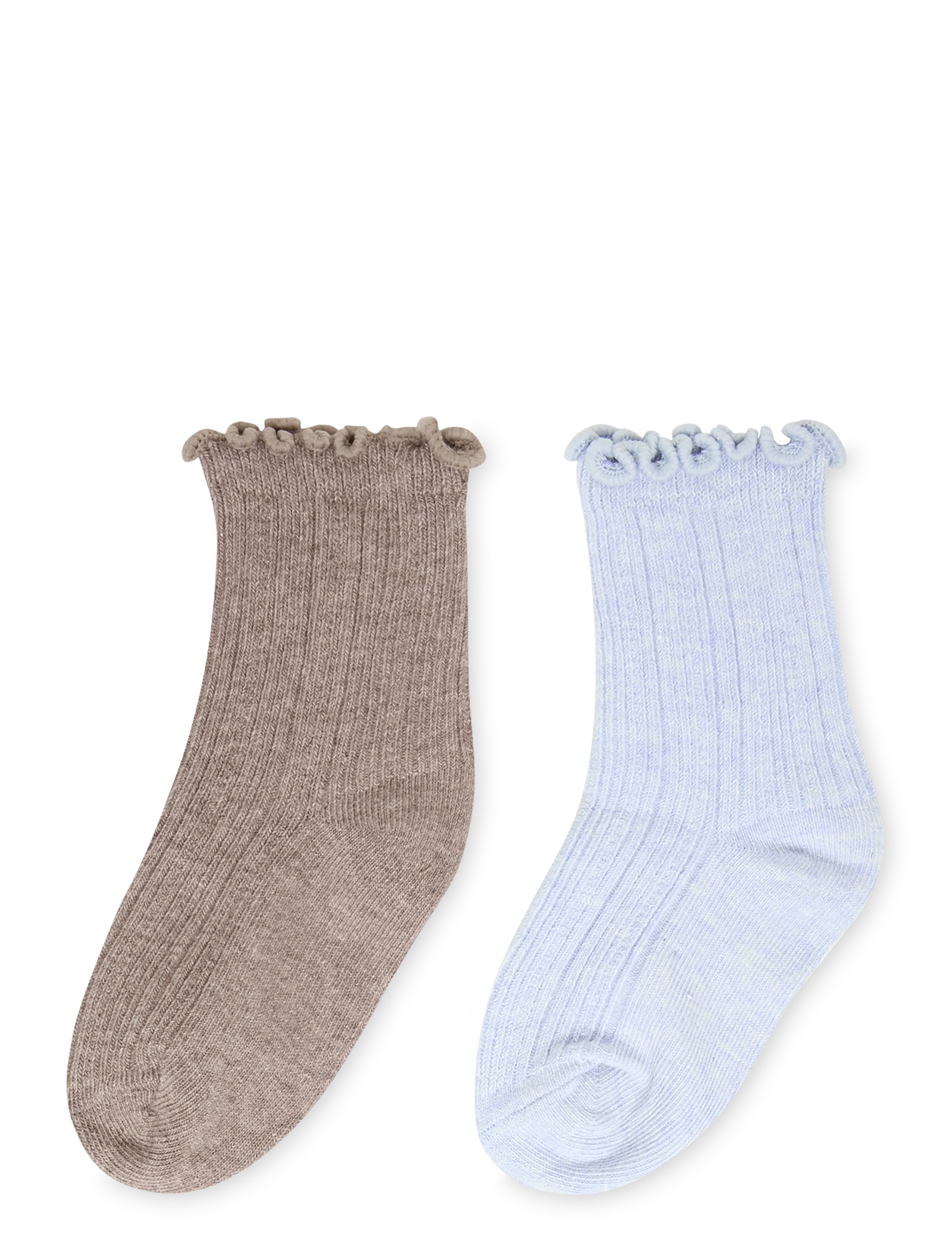 Mango 2 pack ribbed socks - Bebisstrumpor - LT-PASTEL BLUE / blue
