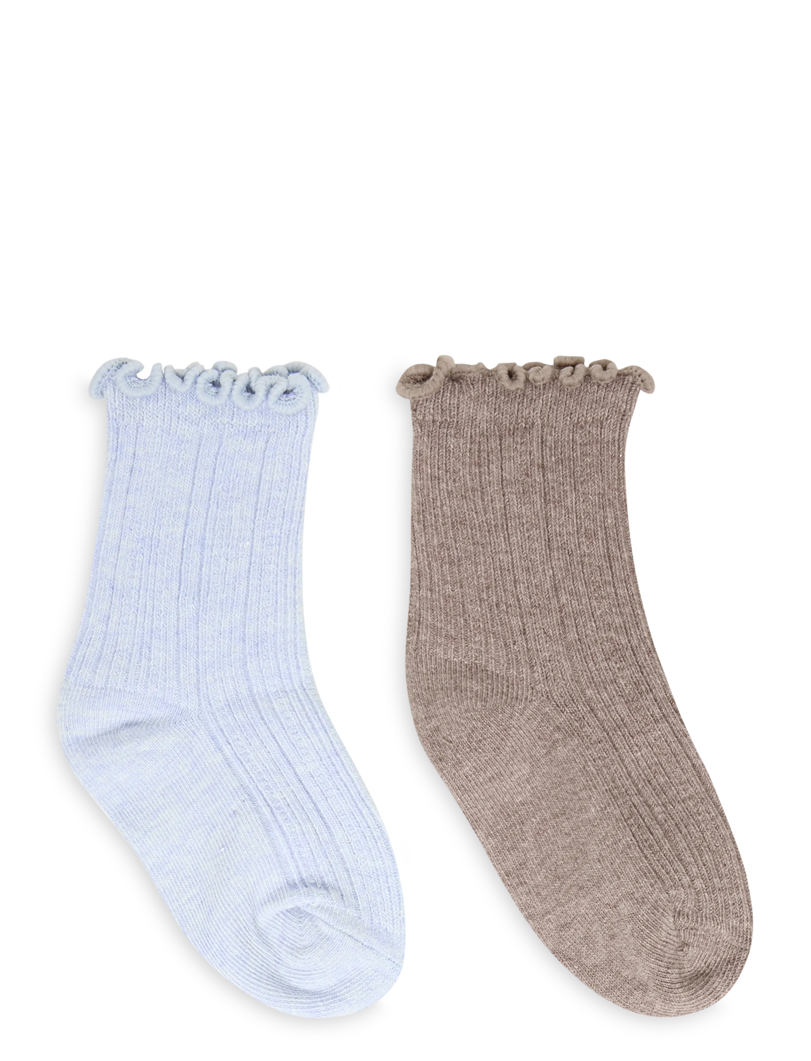 Mango - 2 pack ribbed socks - bebisstrumpor - lt-pastel blue - 1