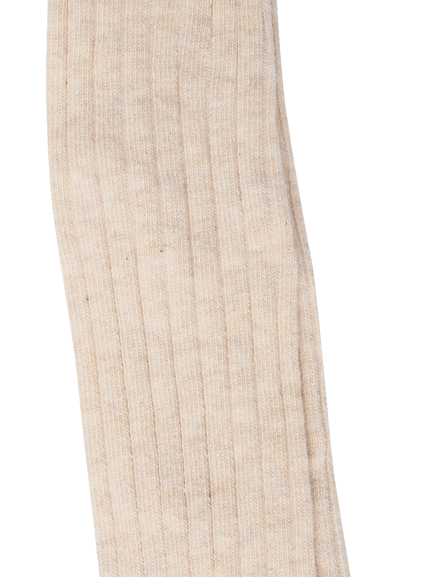 Mango - Ribbed knit tights - strømpebukser - light beige - 1