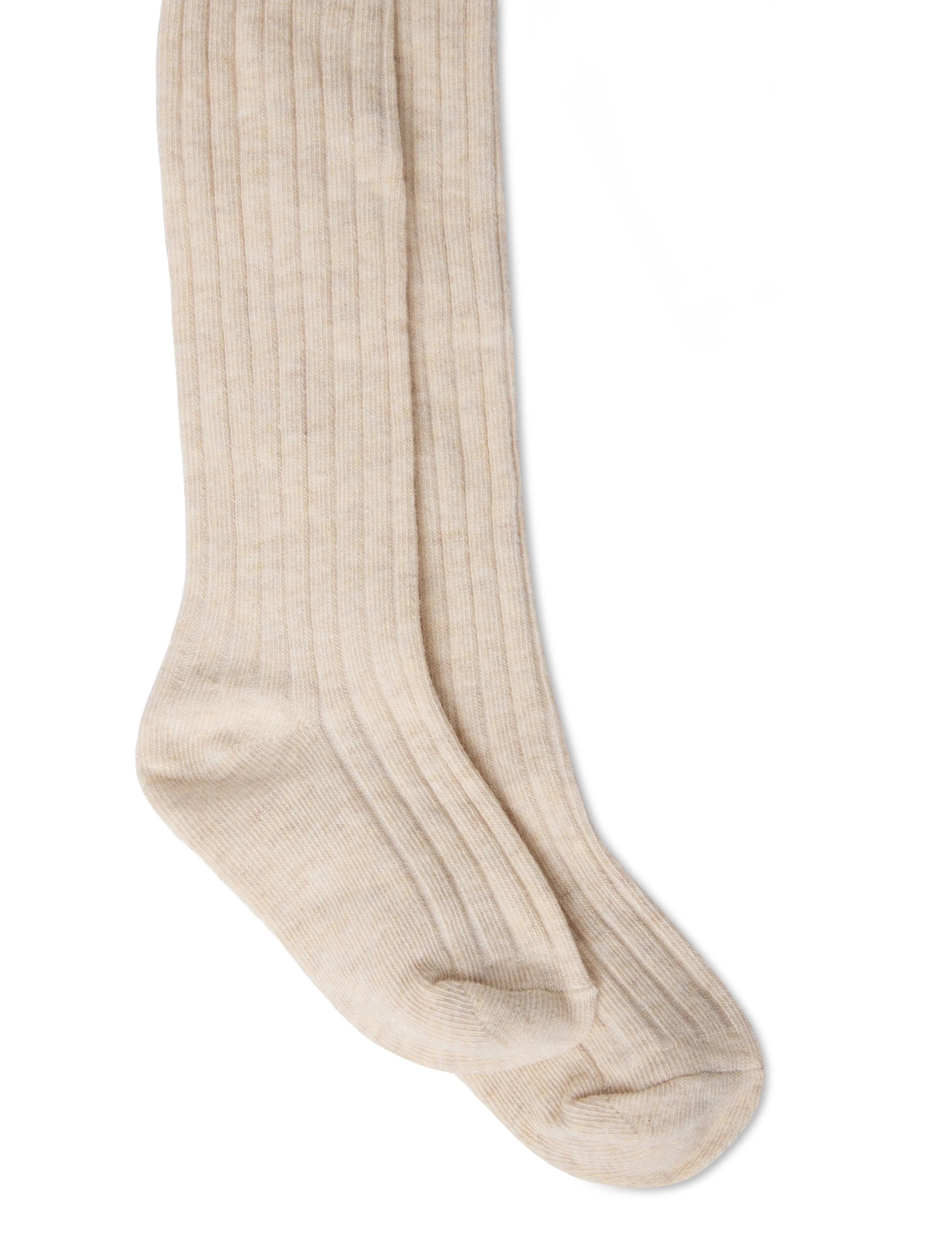 Mango - Ribbed knit tights - strømpebukser - light beige - 2