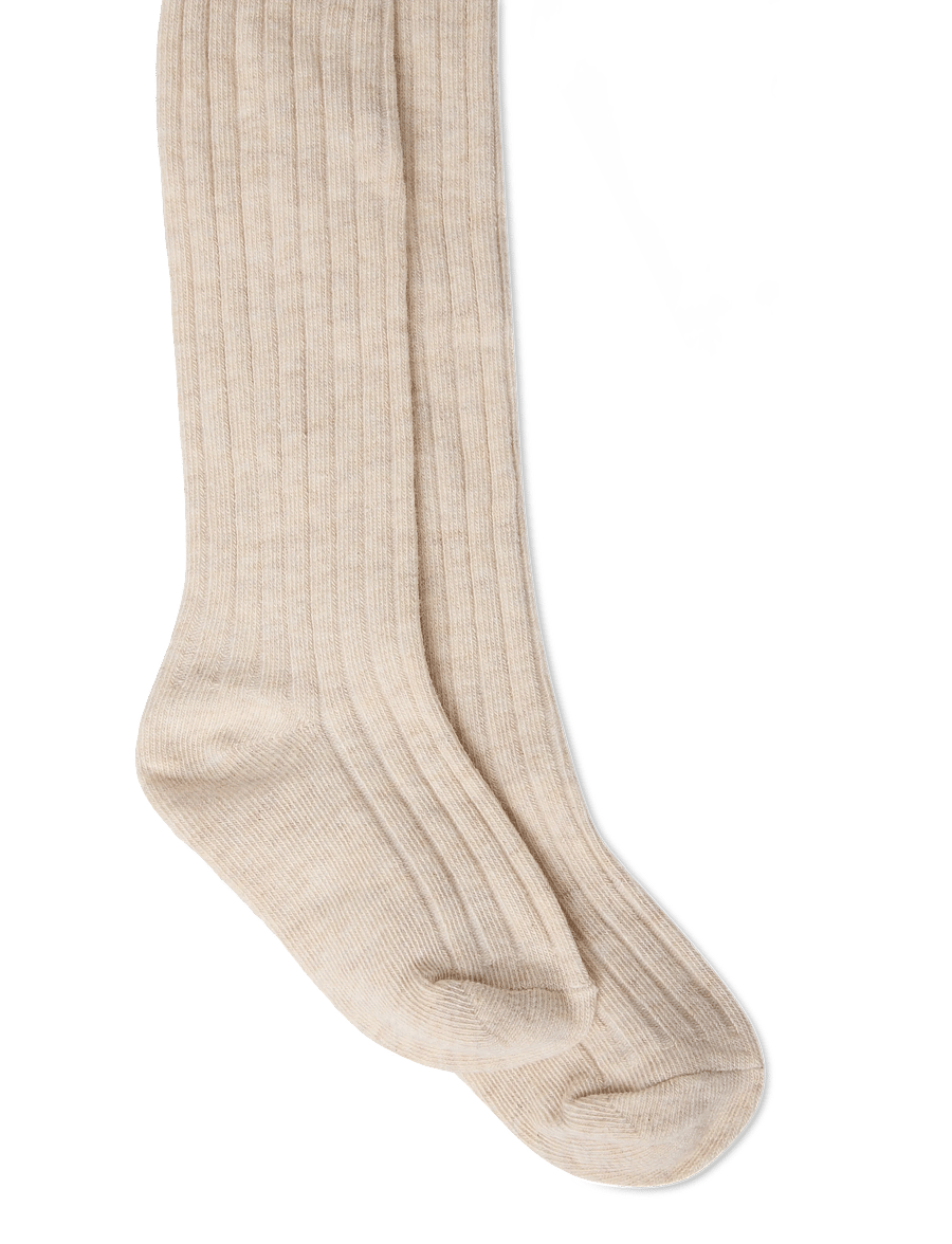 Mango - Ribbed knit tights - strømpebukser - light beige - 2