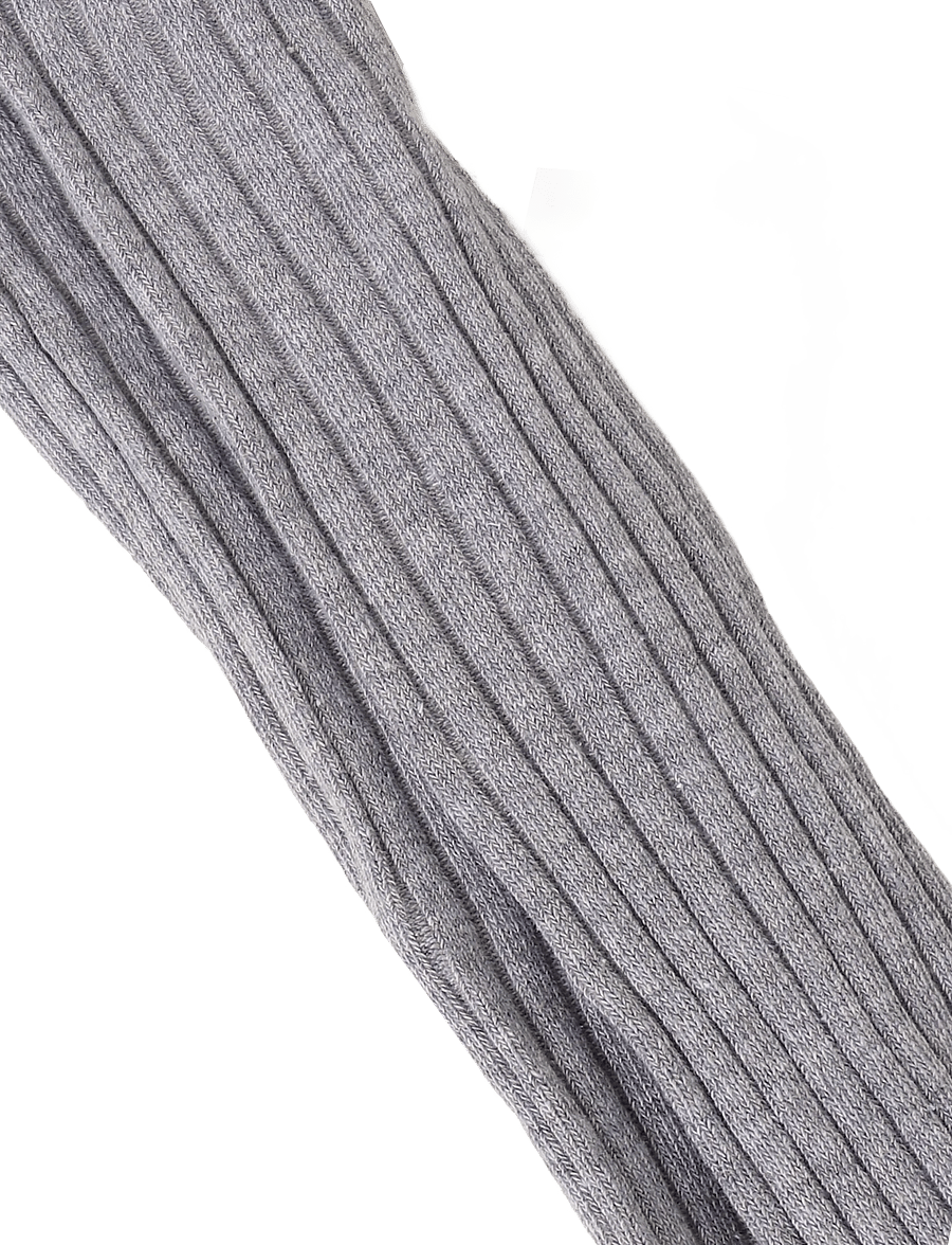 Mango - Ribbed knit tights - strømpebukser - medium grey - 1