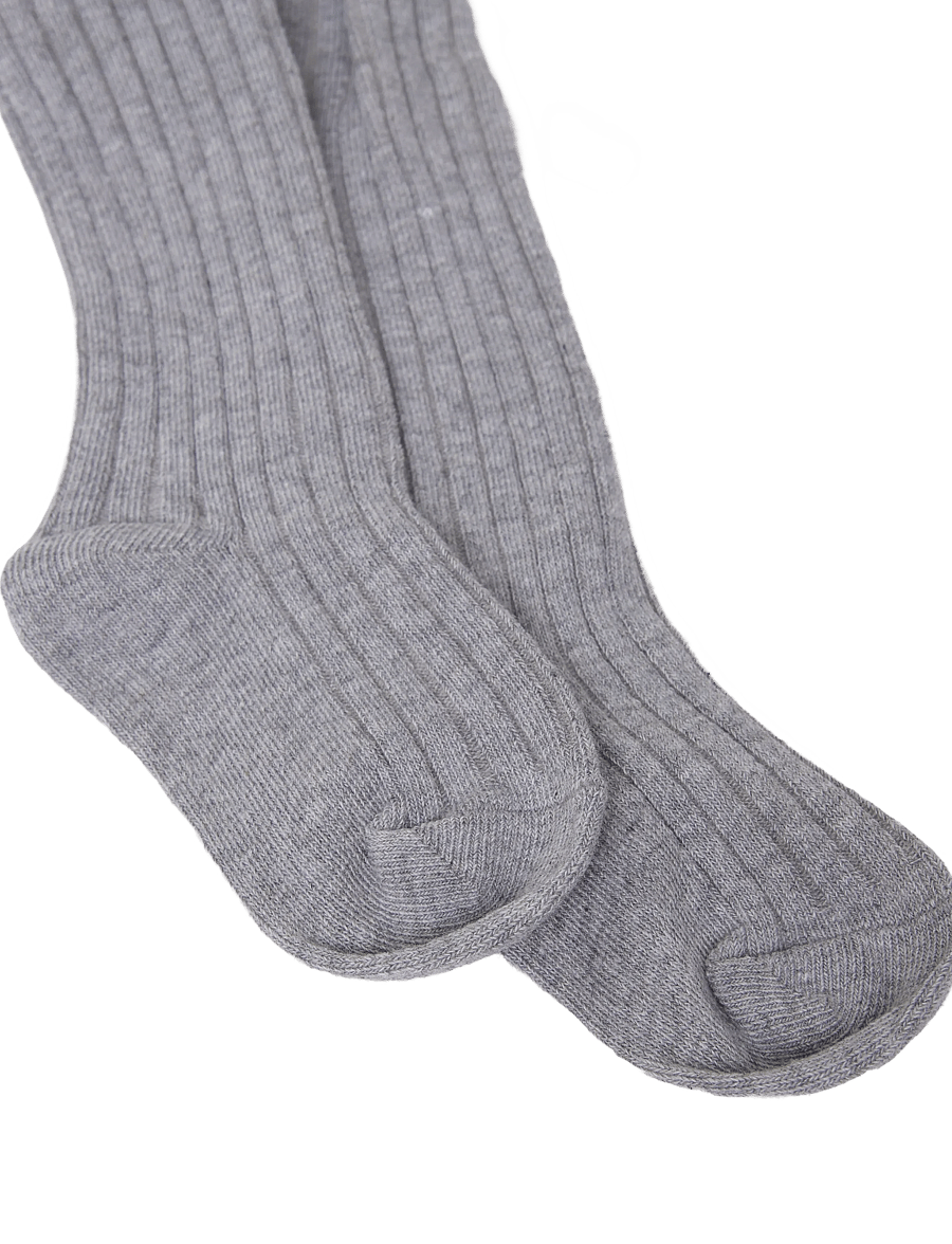 Mango - Ribbed knit tights - strømpebukser - medium grey - 2
