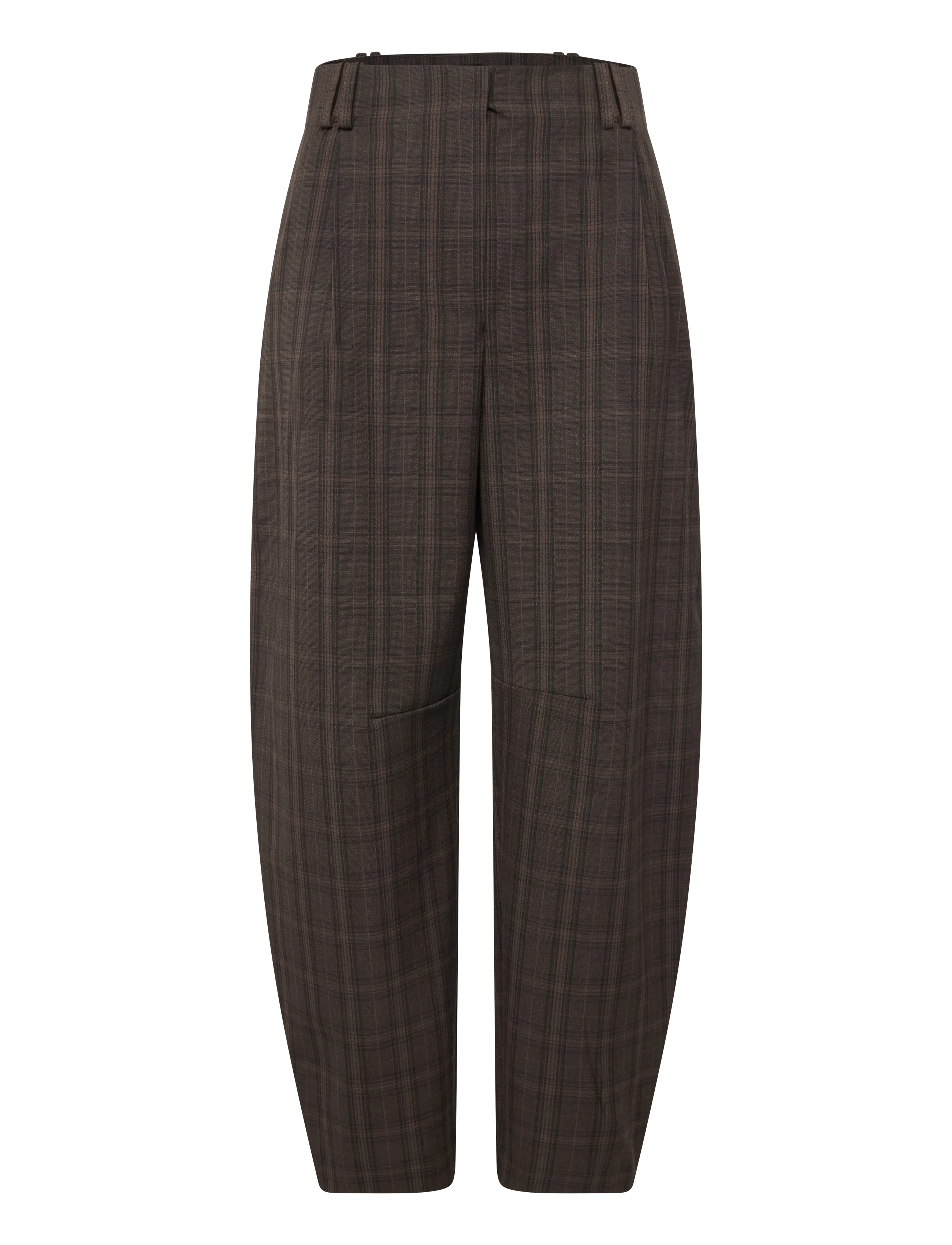 Mango High-waisted balloon trousers - Barrel-bukser - BROWN / brown