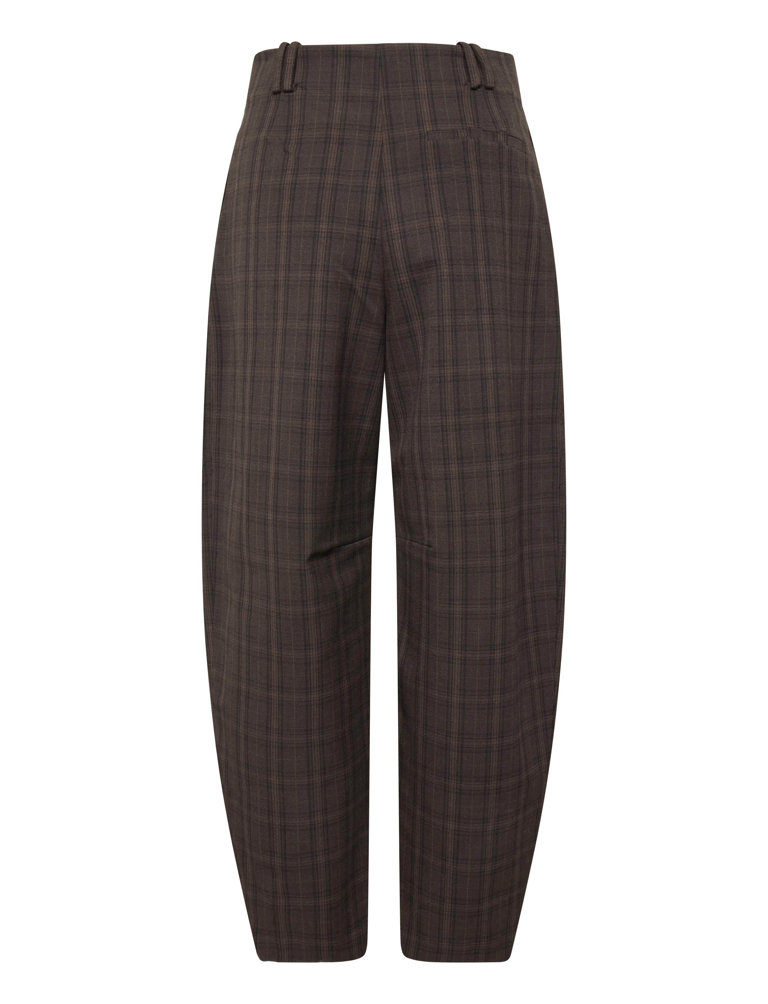 Mango - High-waisted balloon trousers - barrel-bukser - brown - 1