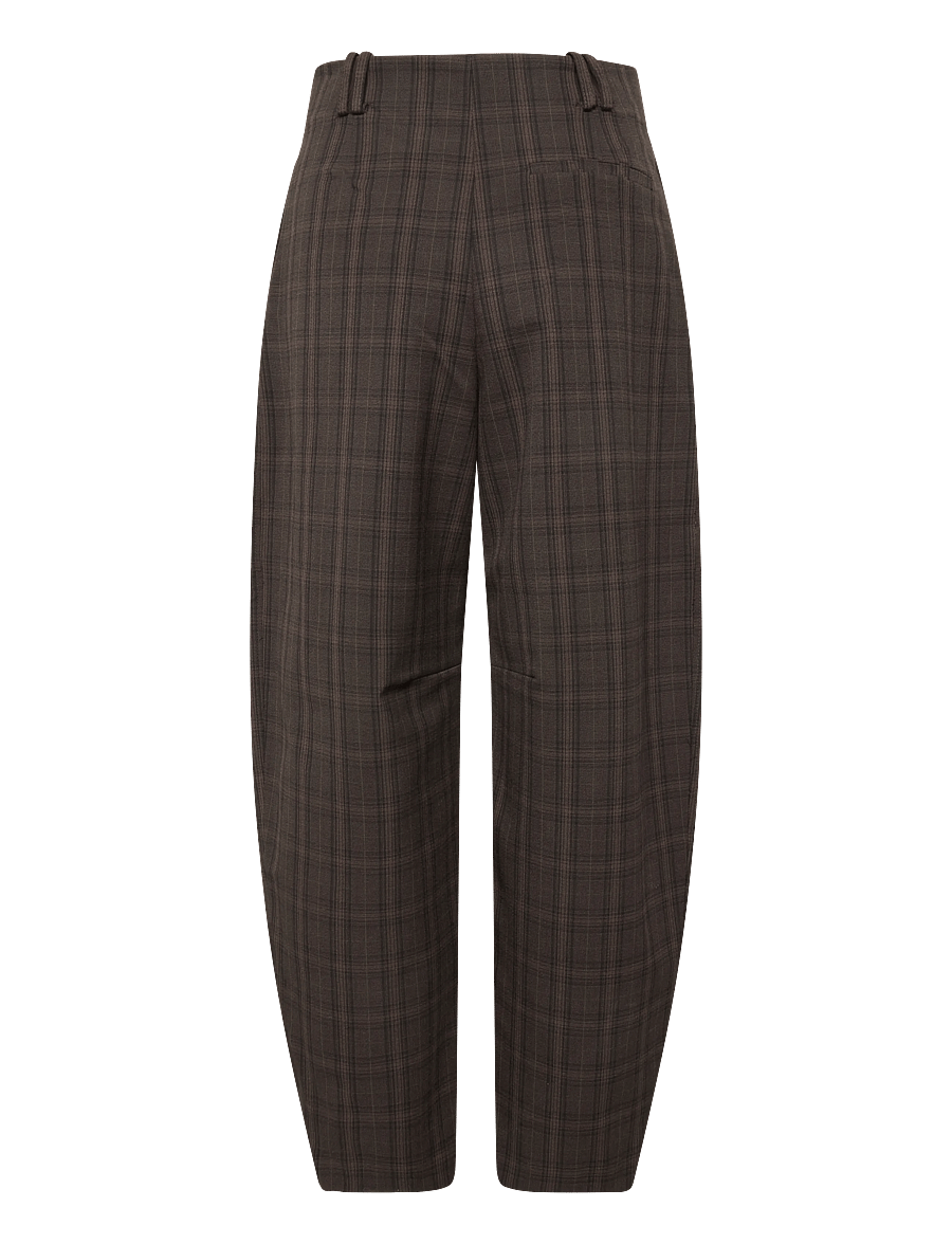Mango - High-waisted balloon trousers - barrel-bukser - brown - 1