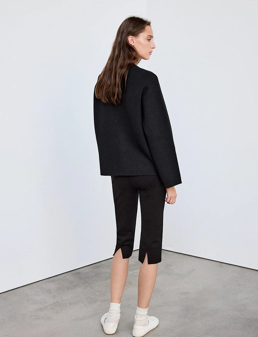 Mango - Straight jacket with frogging fastenings - lette jakker - black - 3