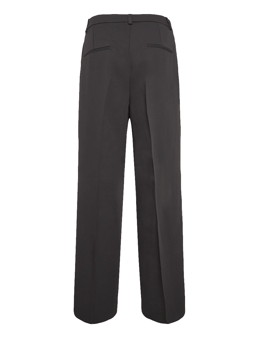 Mango - Straight suit trousers - habitbukser - black - 1
