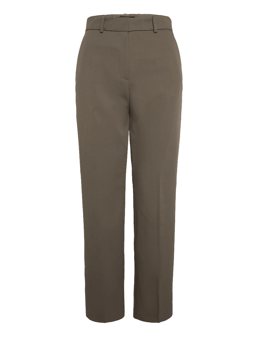 Mango - Straight suit trousers - kostymbyxor - medium green - 1