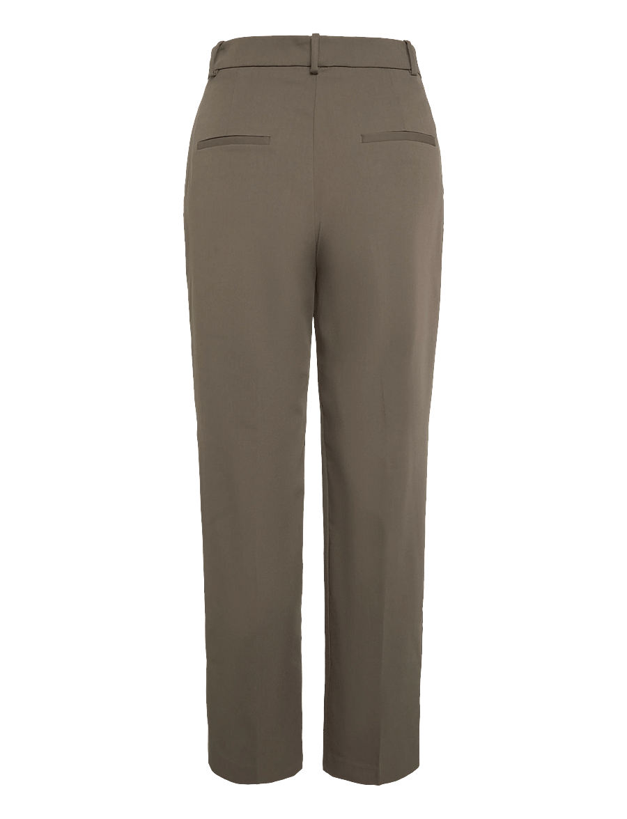 Mango - Straight suit trousers - kostymbyxor - medium green - 2