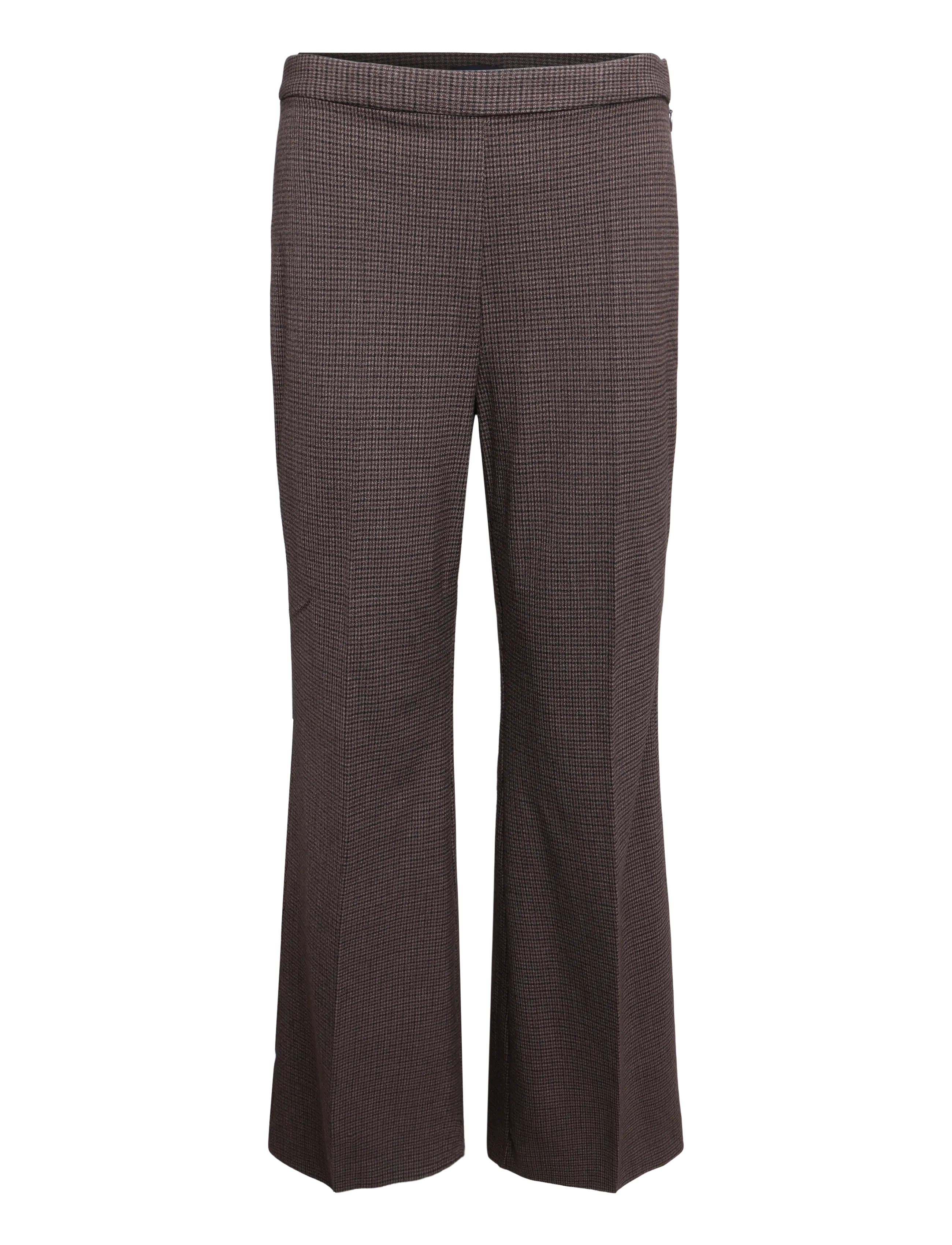 Mango Houndstooth suit trousers - Streetstyle - DARK BROWN / brown