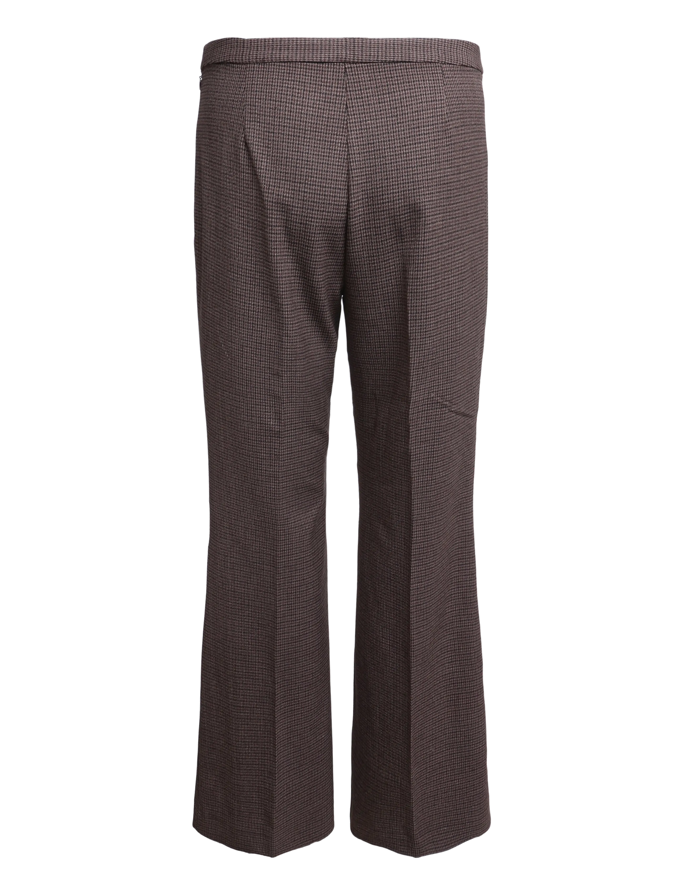 Mango - Houndstooth suit trousers - dark brown - 1