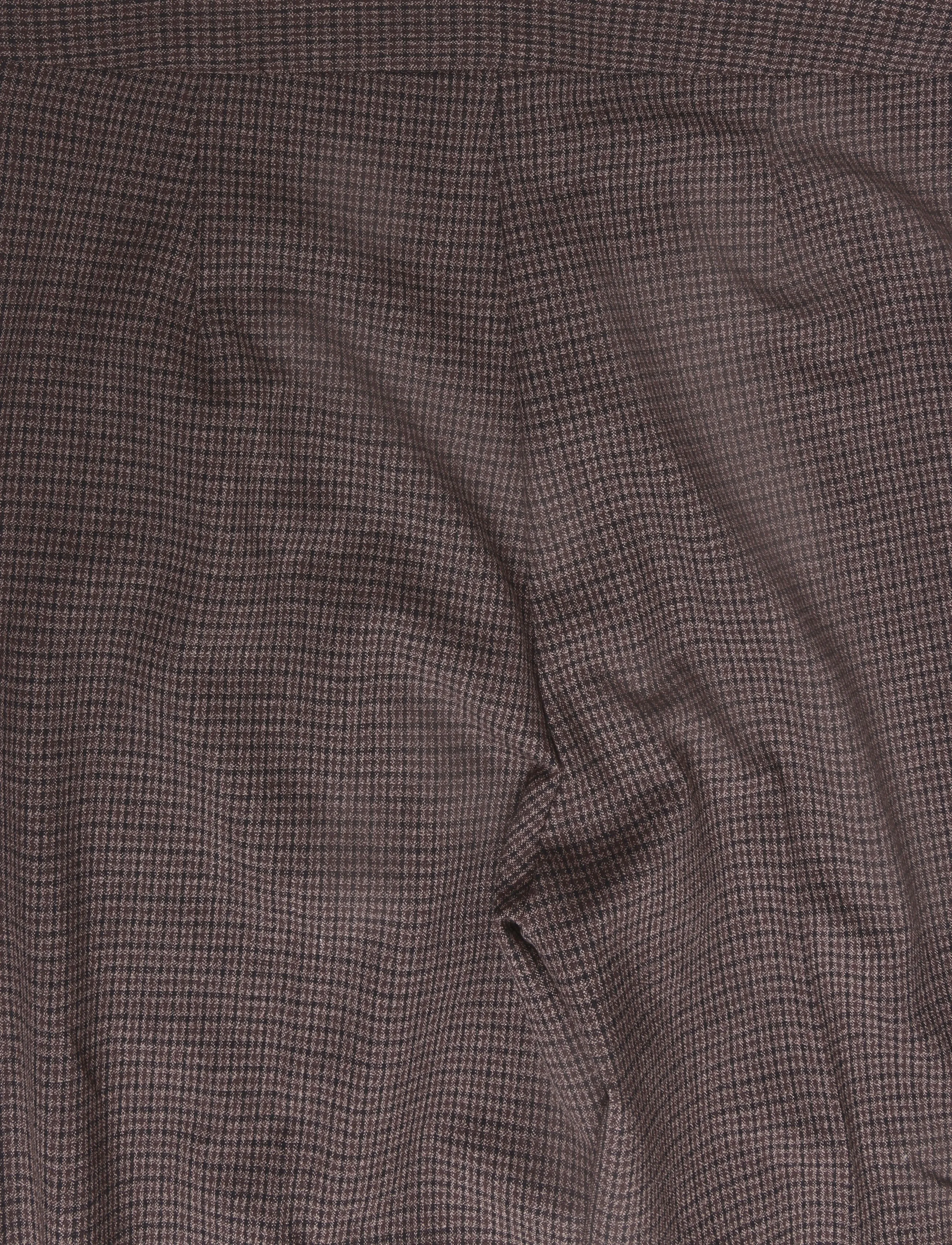 Mango - Houndstooth suit trousers - dark brown - 4