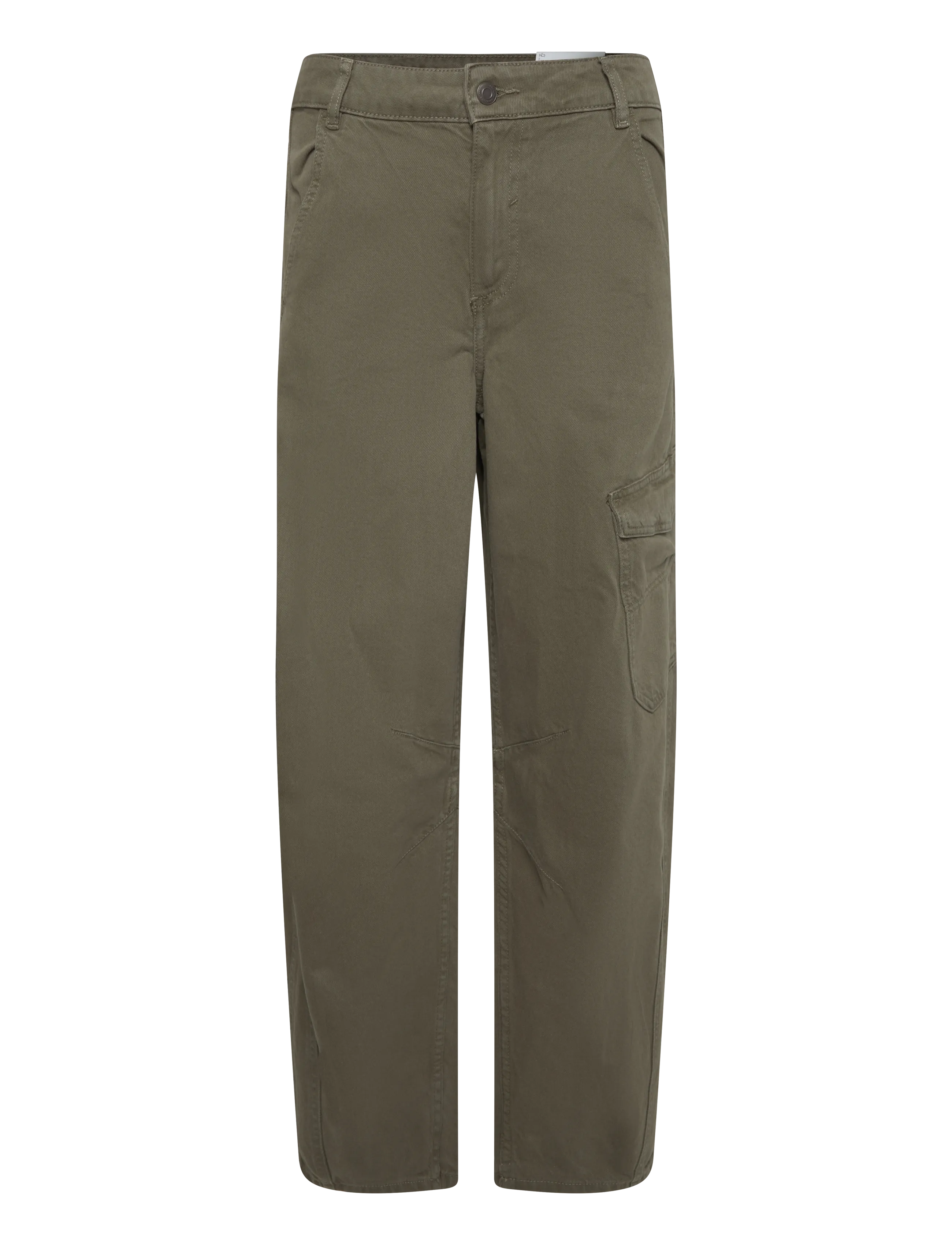 Mango Mid-rise cargo jeans - Cargobukser - BEIGE - KHAKI / khaki/green