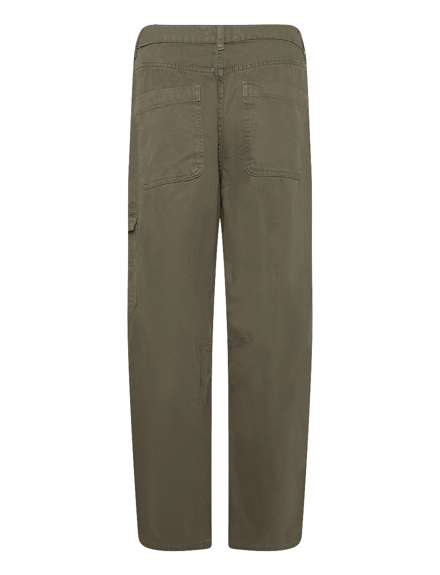 Mango - Mid-rise cargo jeans - cargobukser - beige - khaki - 1