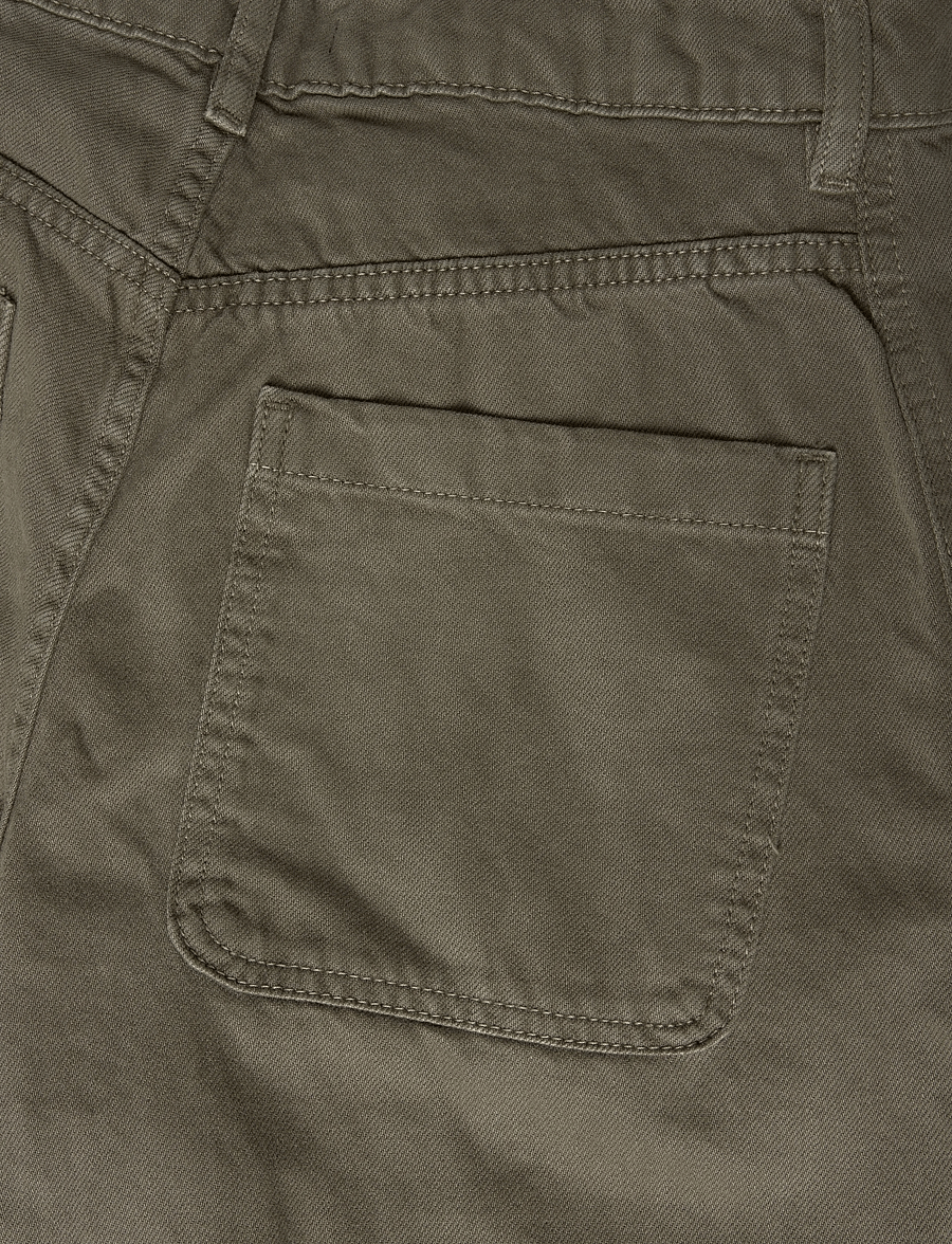 Mango - Mid-rise cargo jeans - cargobukser - beige - khaki - 4