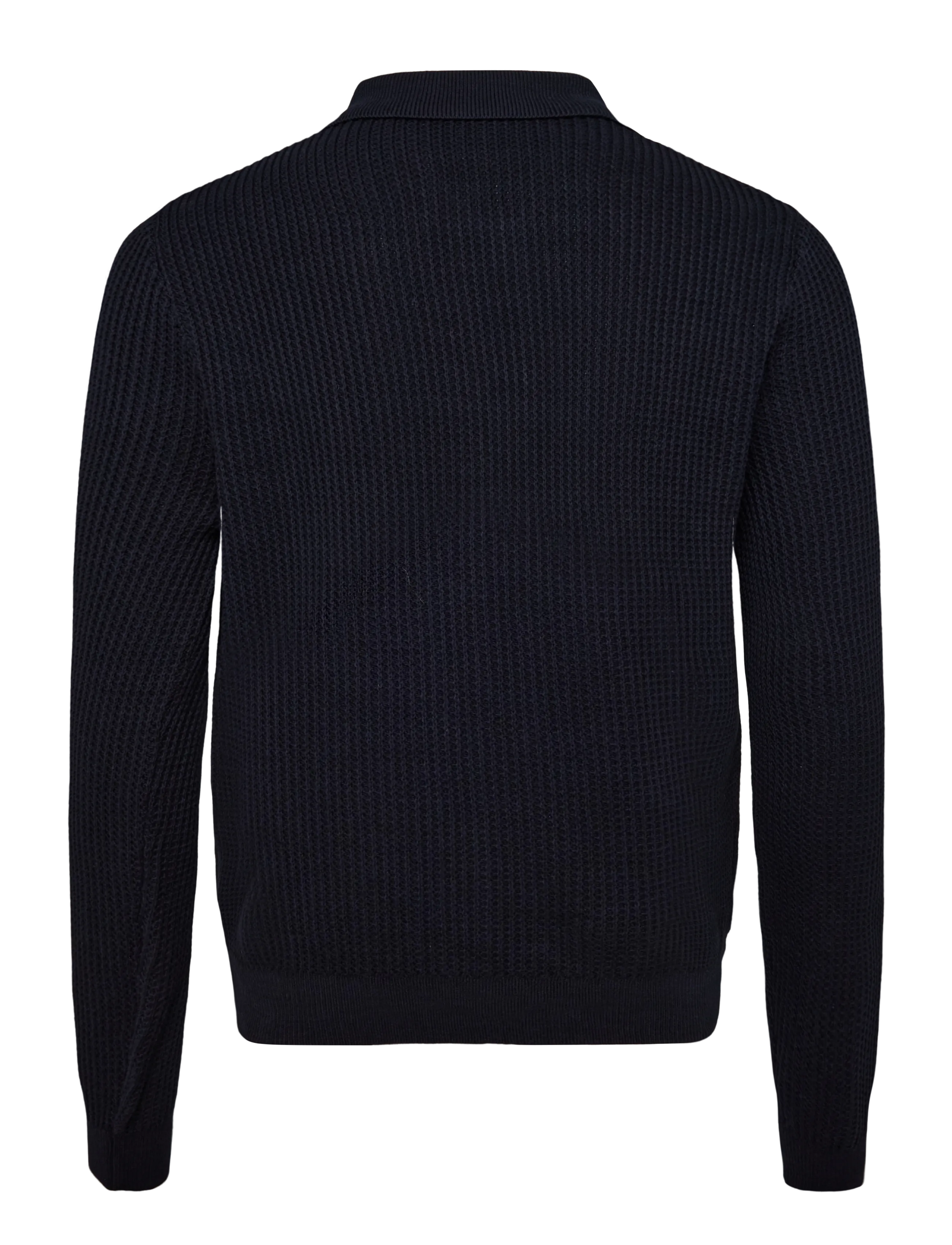 Mango - Ribbed knitted cardigan - koftor - navy - 2