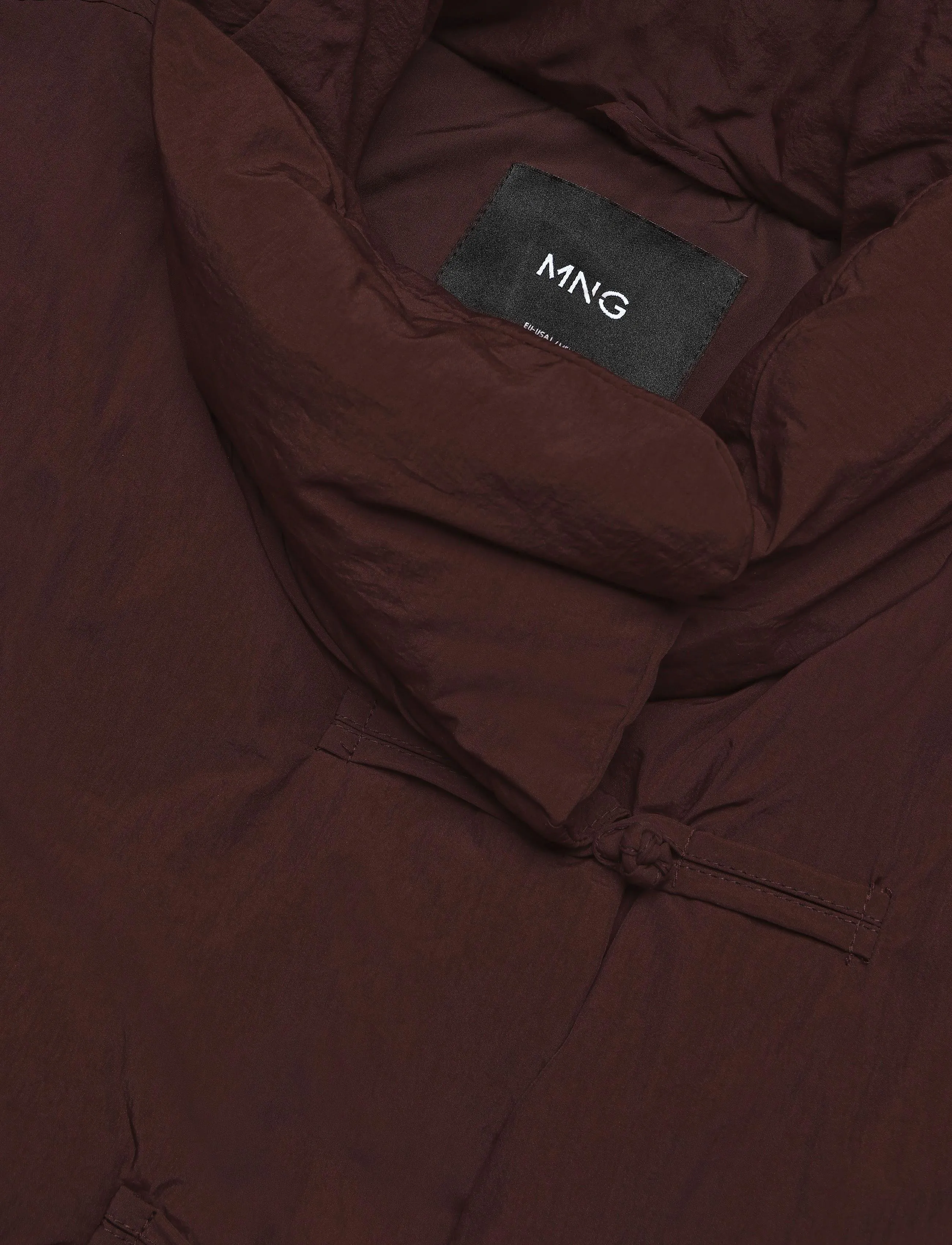Mango - Padded anorak with toggle fastenings - vinterjakker - dark brown - 5