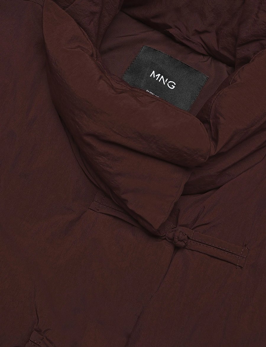 Mango - Padded anorak with toggle fastenings - vinterjakker - dark brown - 5
