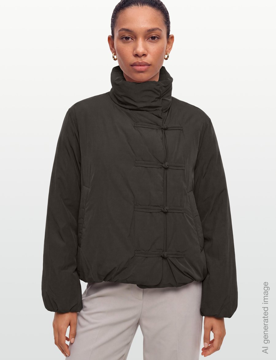 Mango - Padded anorak with toggle fastenings - vårjackor - grey - 3
