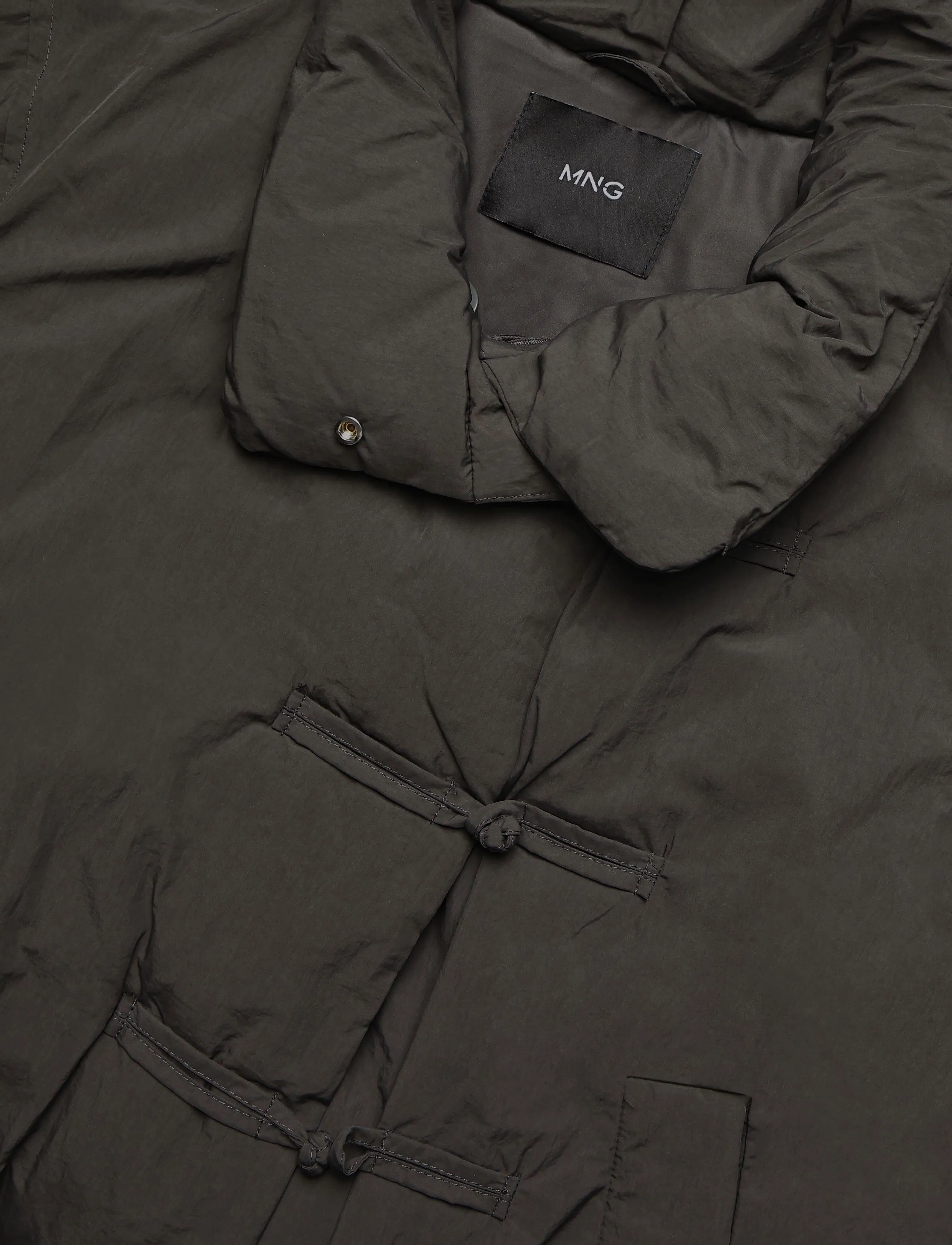 Mango - Padded anorak with toggle fastenings - vårjackor - grey - 5