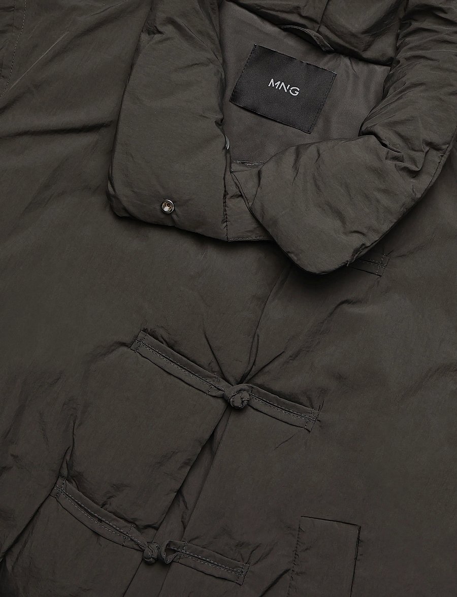 Mango - Padded anorak with toggle fastenings - vårjackor - grey - 5