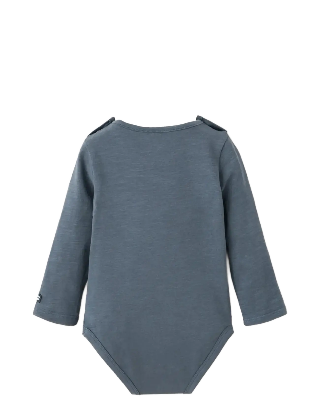 Mango - Cotton bodysuit with printed detail - medium blue - 1