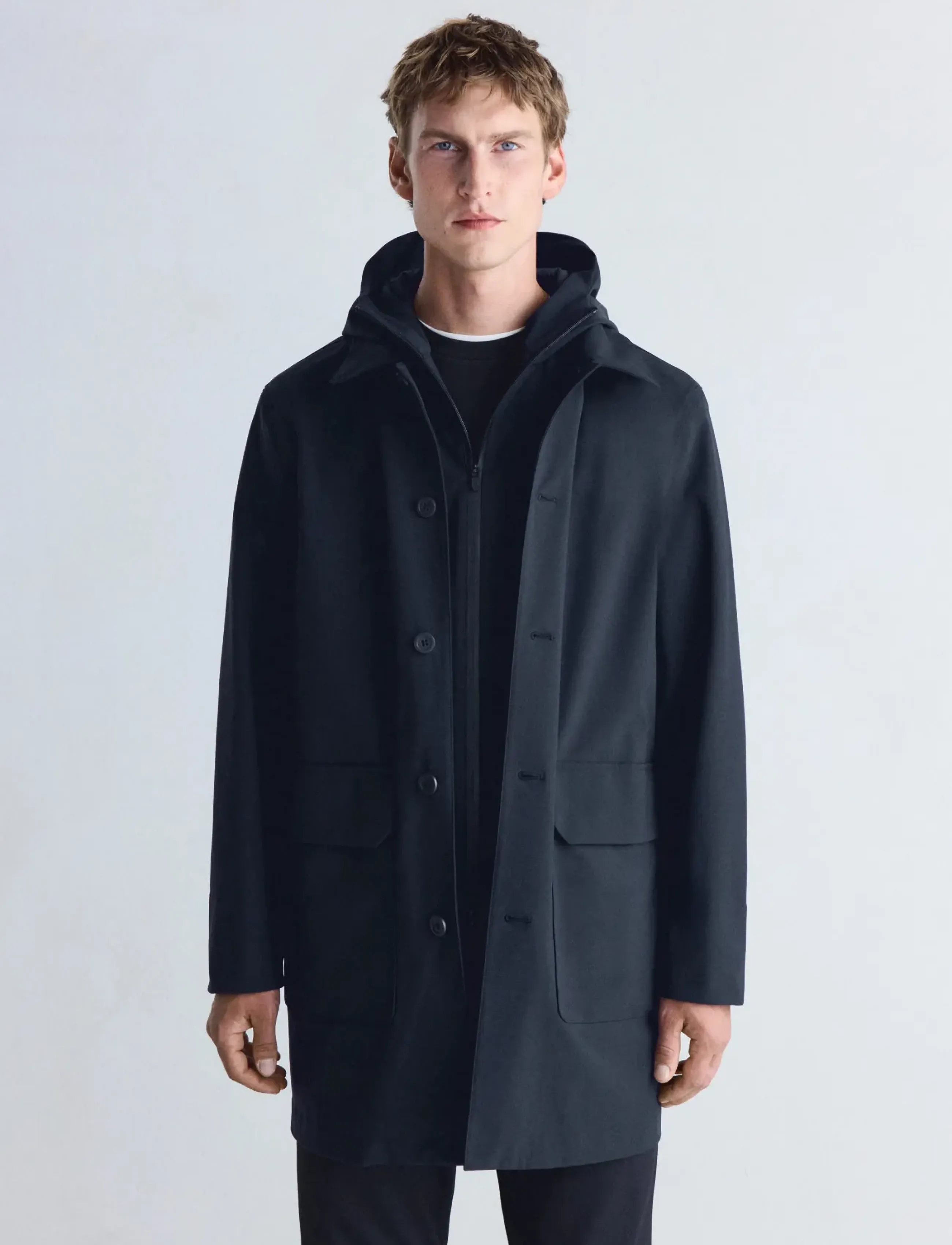 Mango PARKA AREA - Regntøj - DARK BLUE / navy
