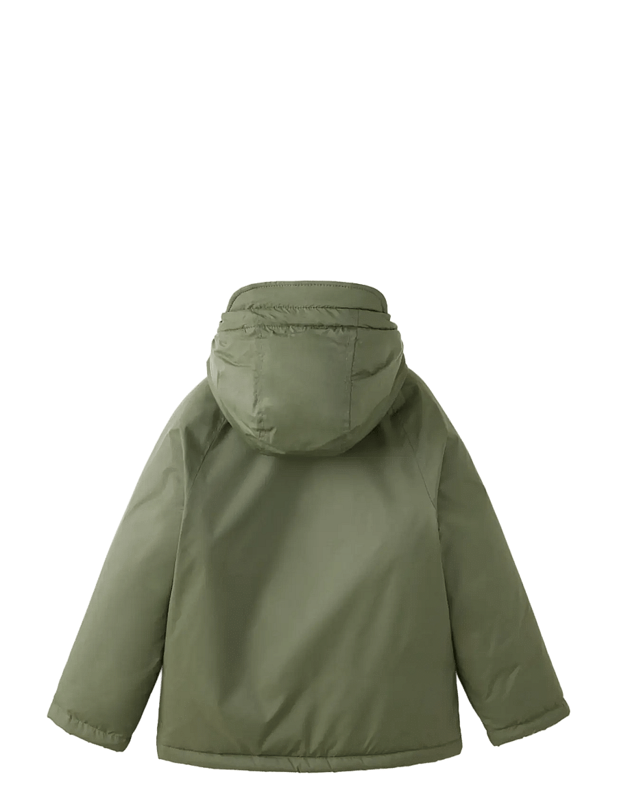 Mango - Padded jacket with hood - anorakker - beige - khaki - 1